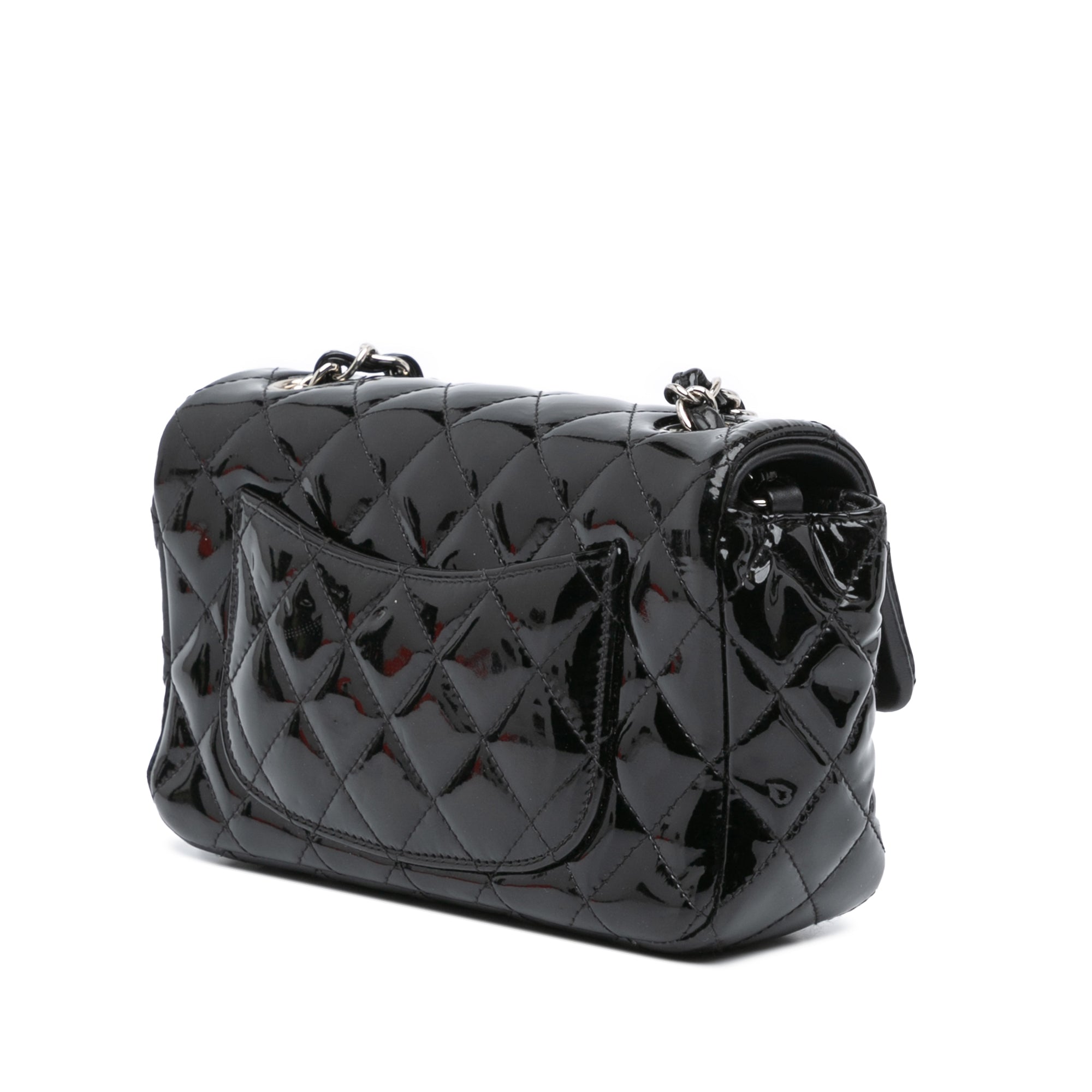Chanel Mini Rectangular Classic Patent Single Flap - image 2