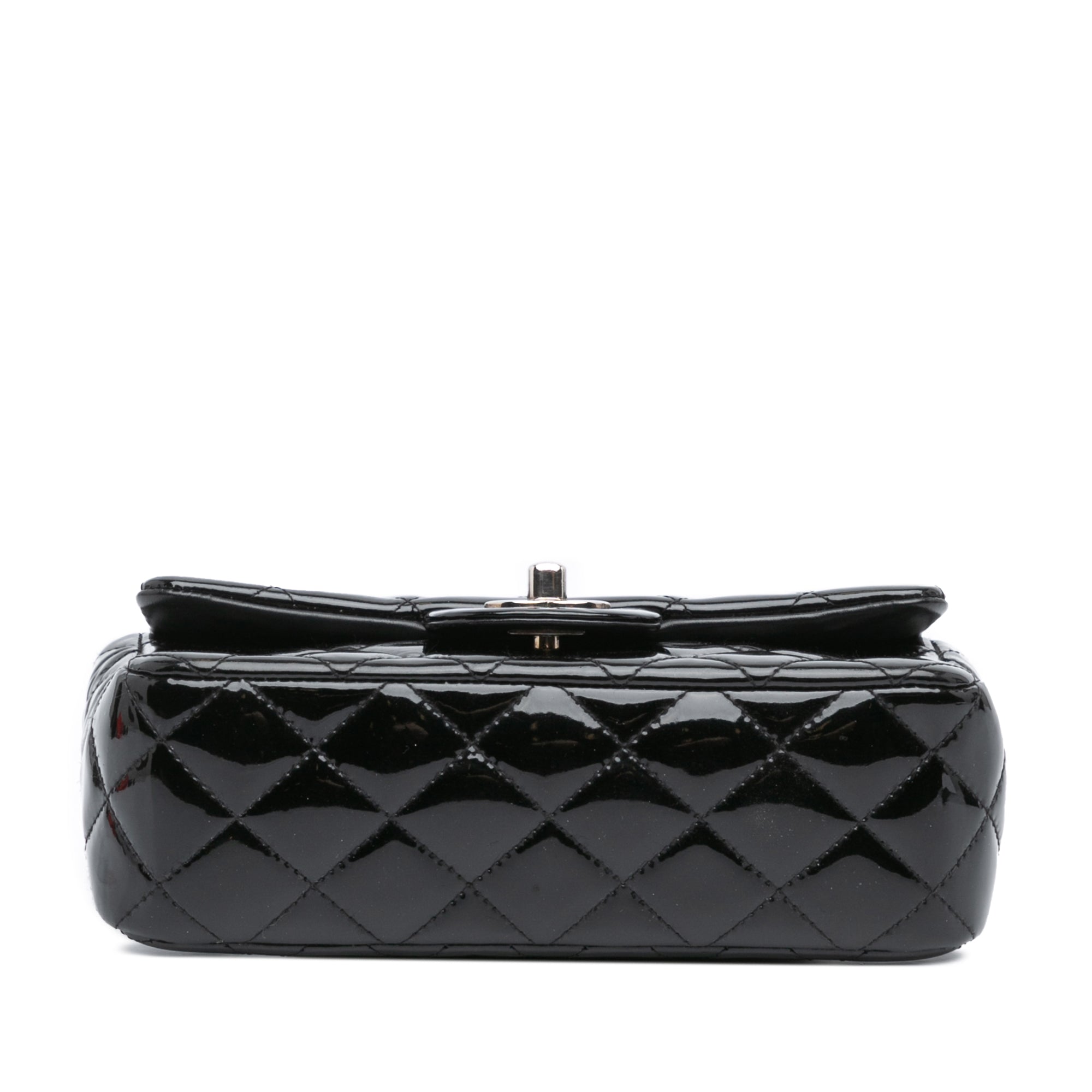 Chanel Mini Rectangular Classic Patent Single Flap - image 3