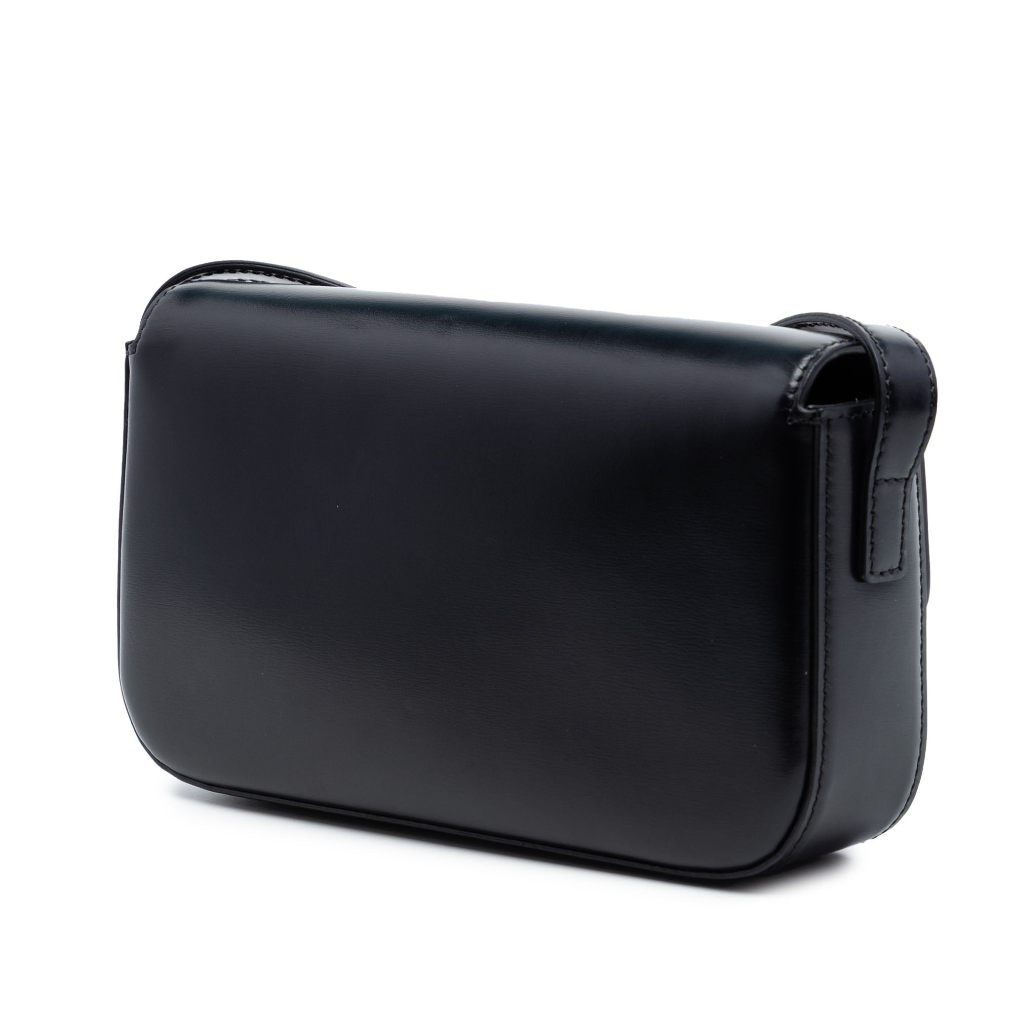 Celine Shiny Calfskin Triomphe Claude Shoulder Bag - image 2
