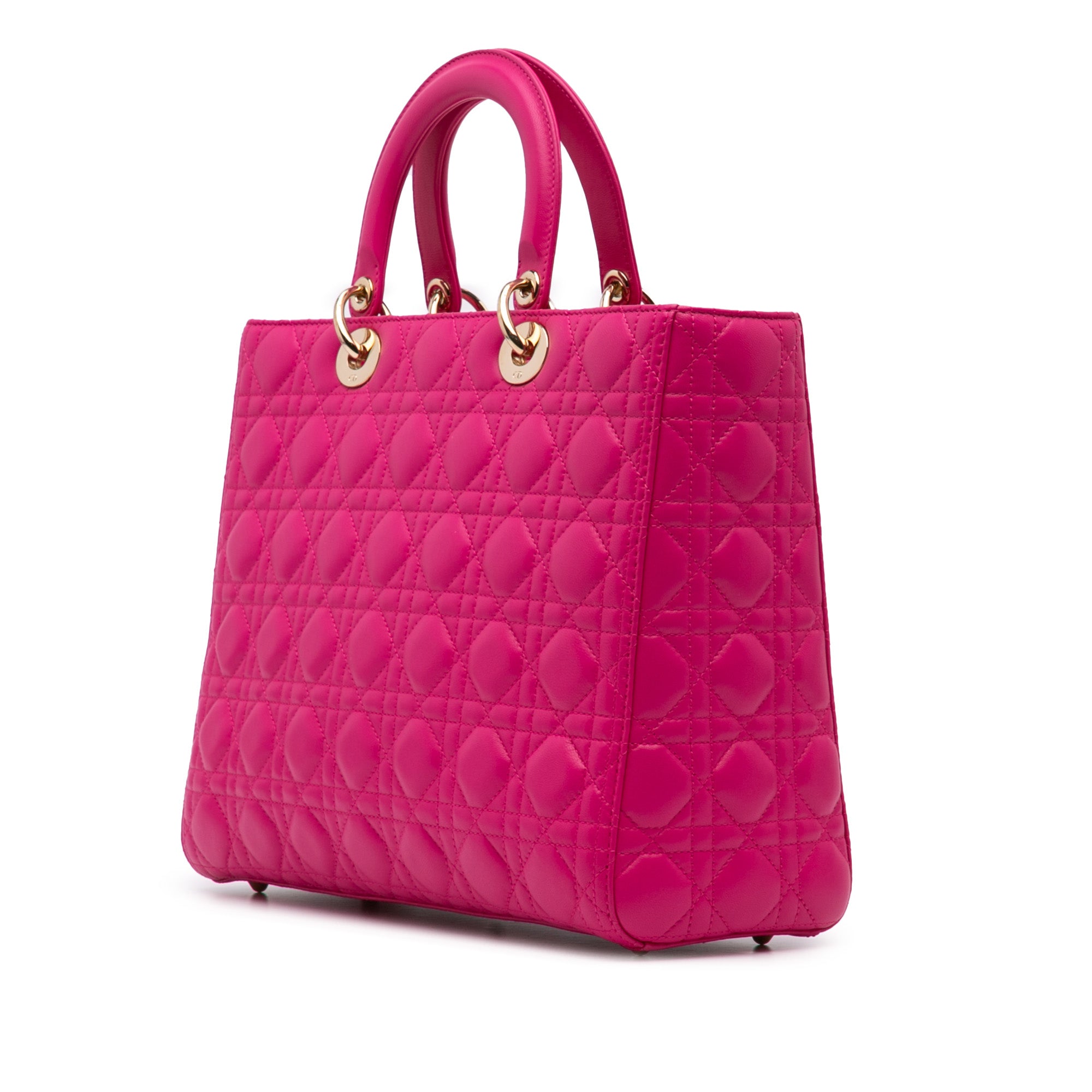 Dior Large Lambskin Cannage Lady Dior - image 2