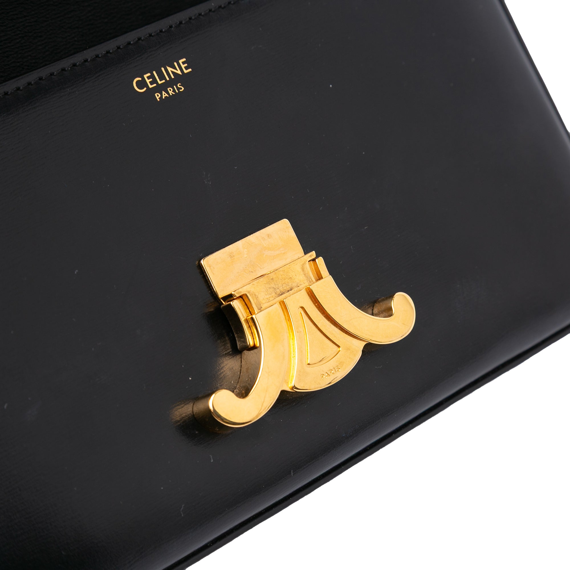 Celine Shiny Calfskin Claude Shoulder Bag - image 8