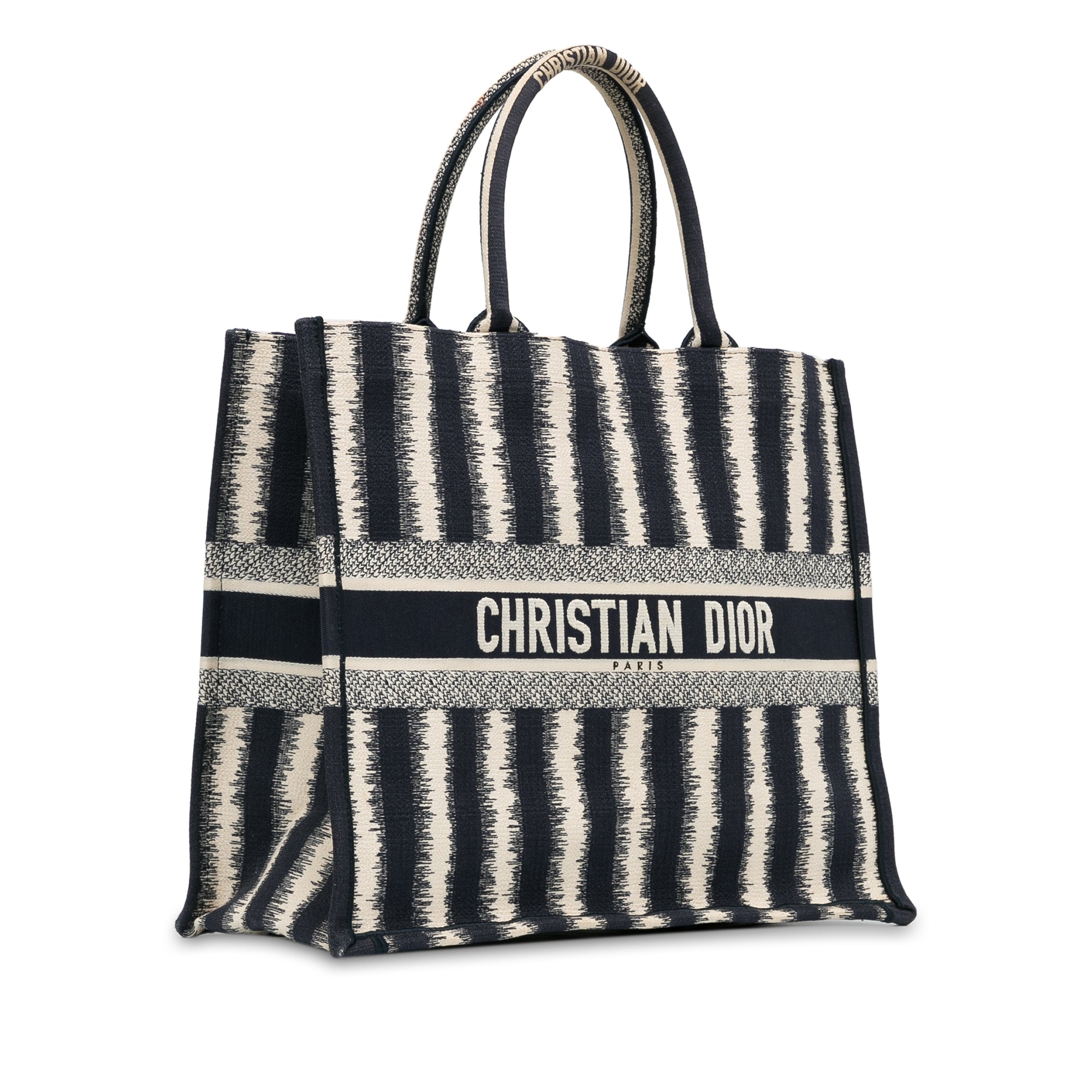 Dior Large Striped Book Tote - image 2