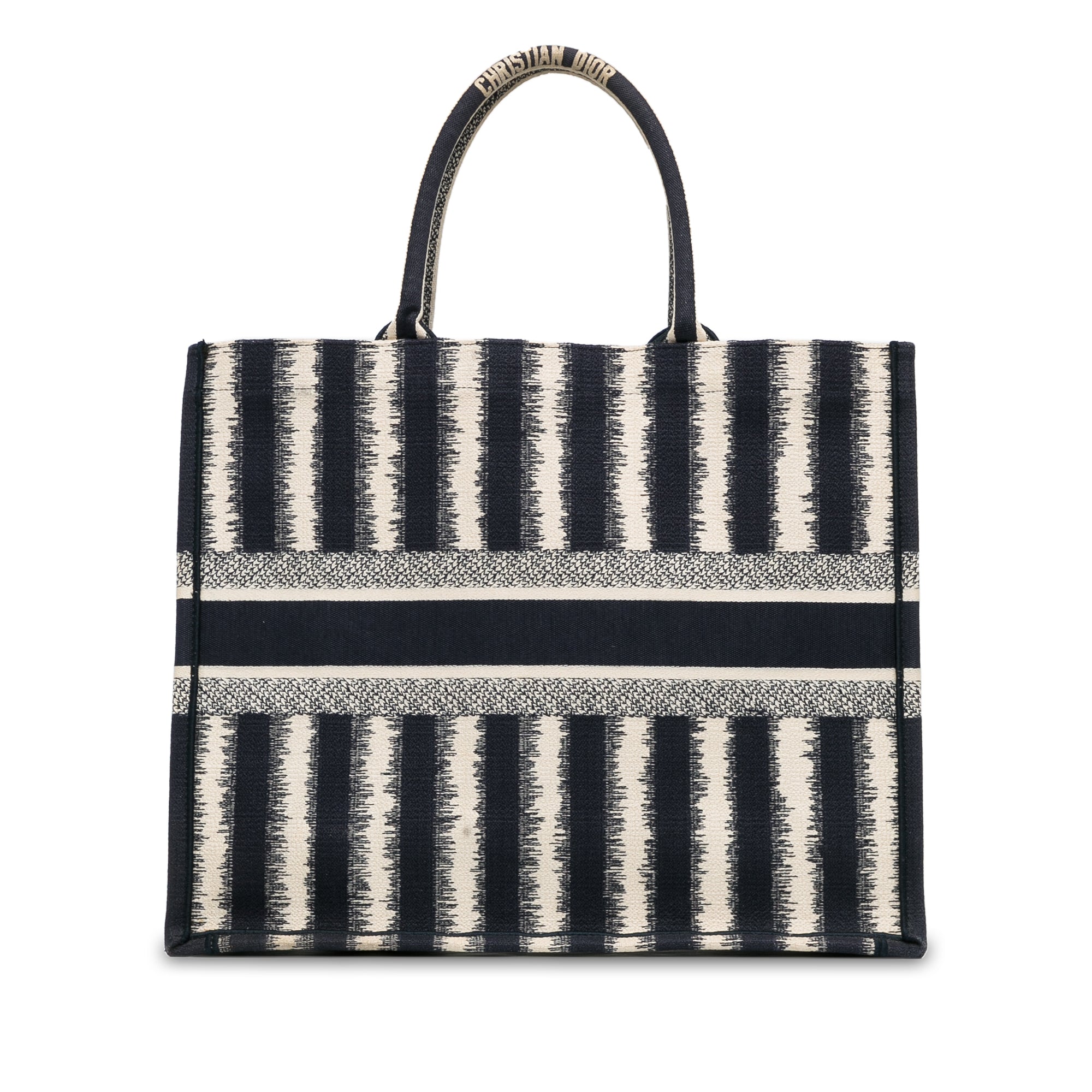 Dior Large Striped Book Tote - image 4