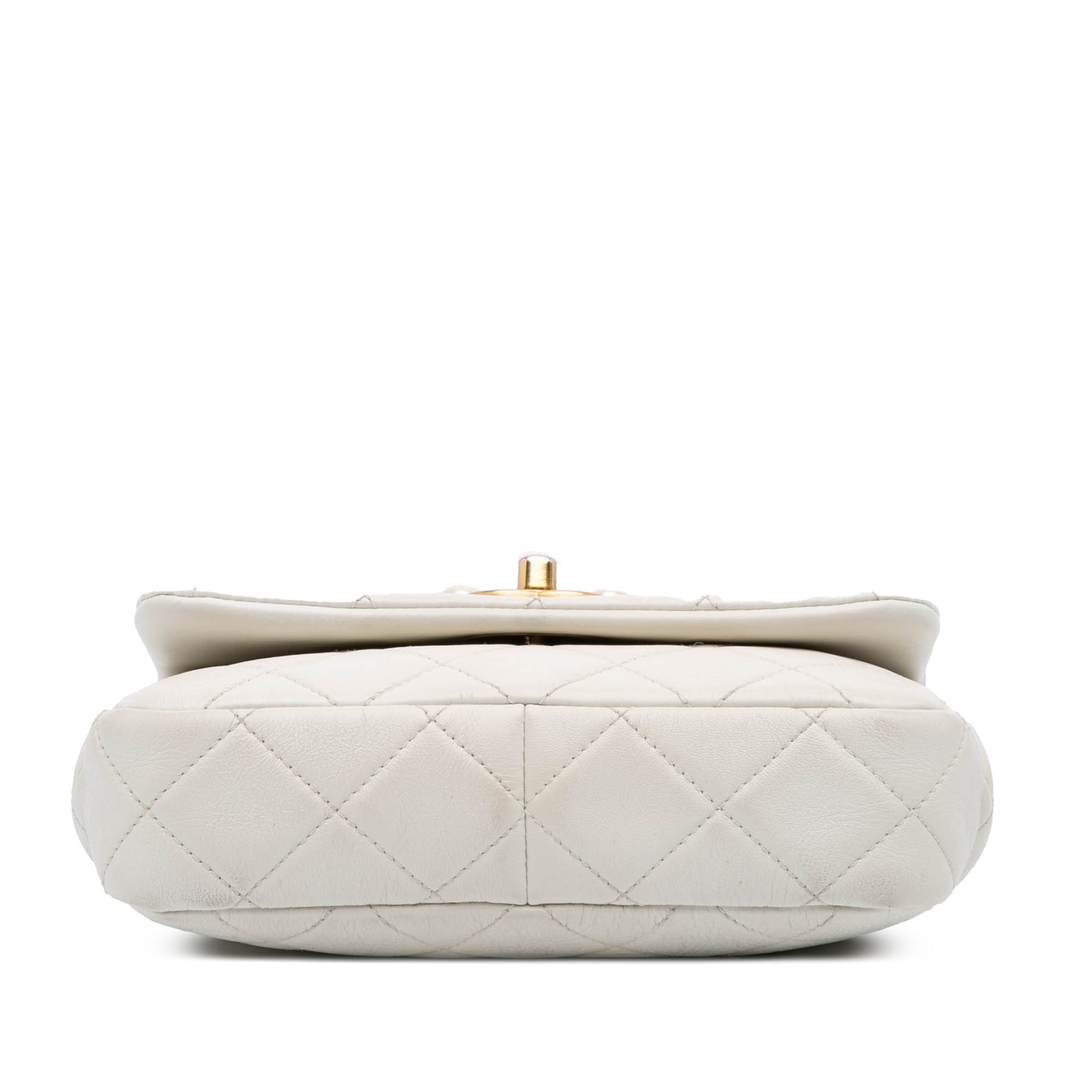Chanel Mini Glazed Calfskin Pearl Side Flap - image 3