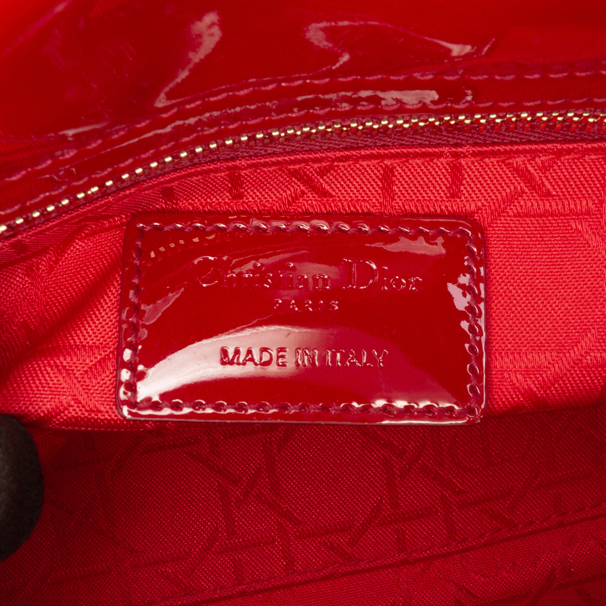 Dior Mini Patent Cannage Lady Dior - image 5