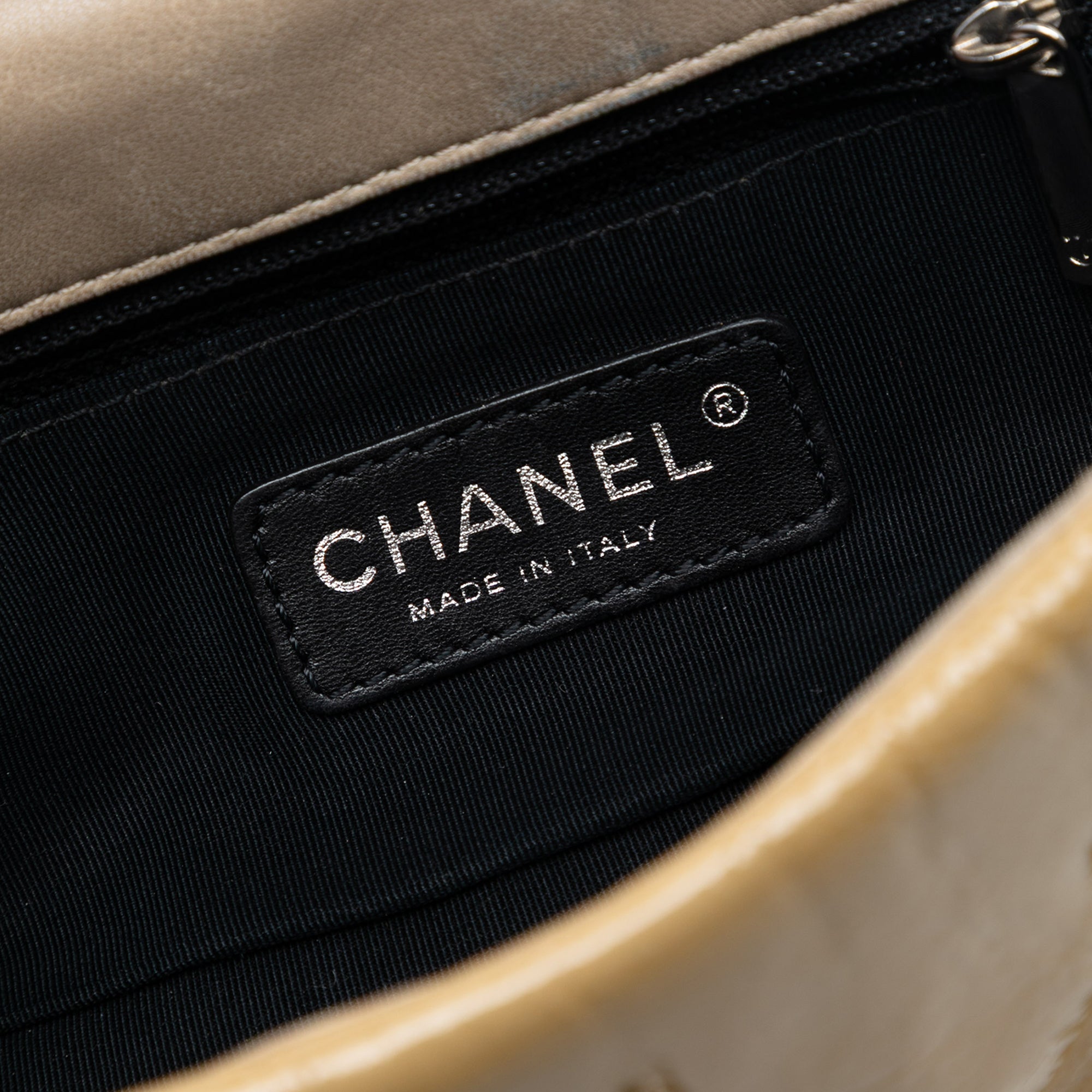 Chanel CC Patent Woven Stitch Full Flap - image 5