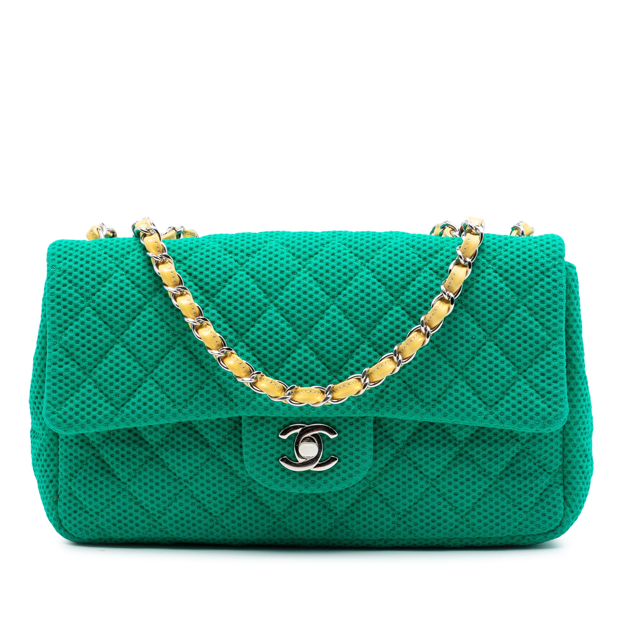 Chanel Medium Classic Mesh Single Flap - image 1