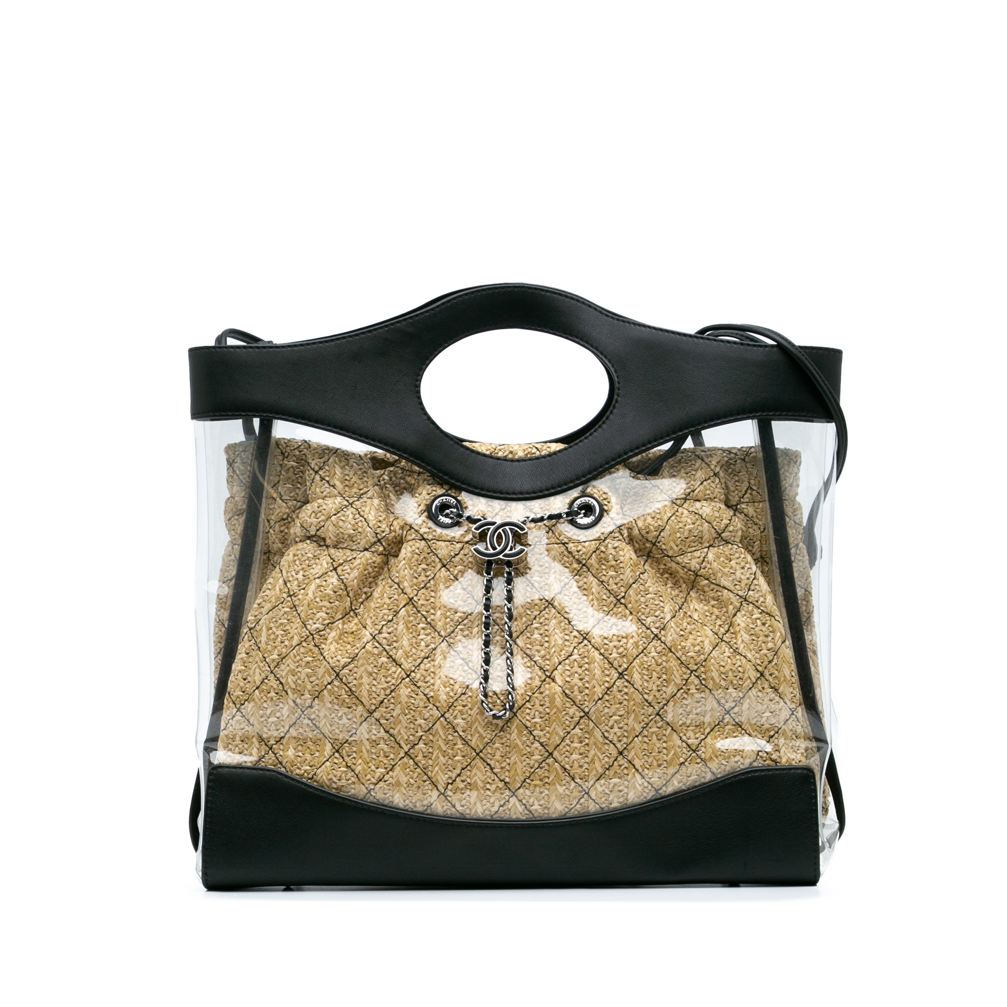 Chanel PVC and Calfskin 31 Shopping Tote - image 1