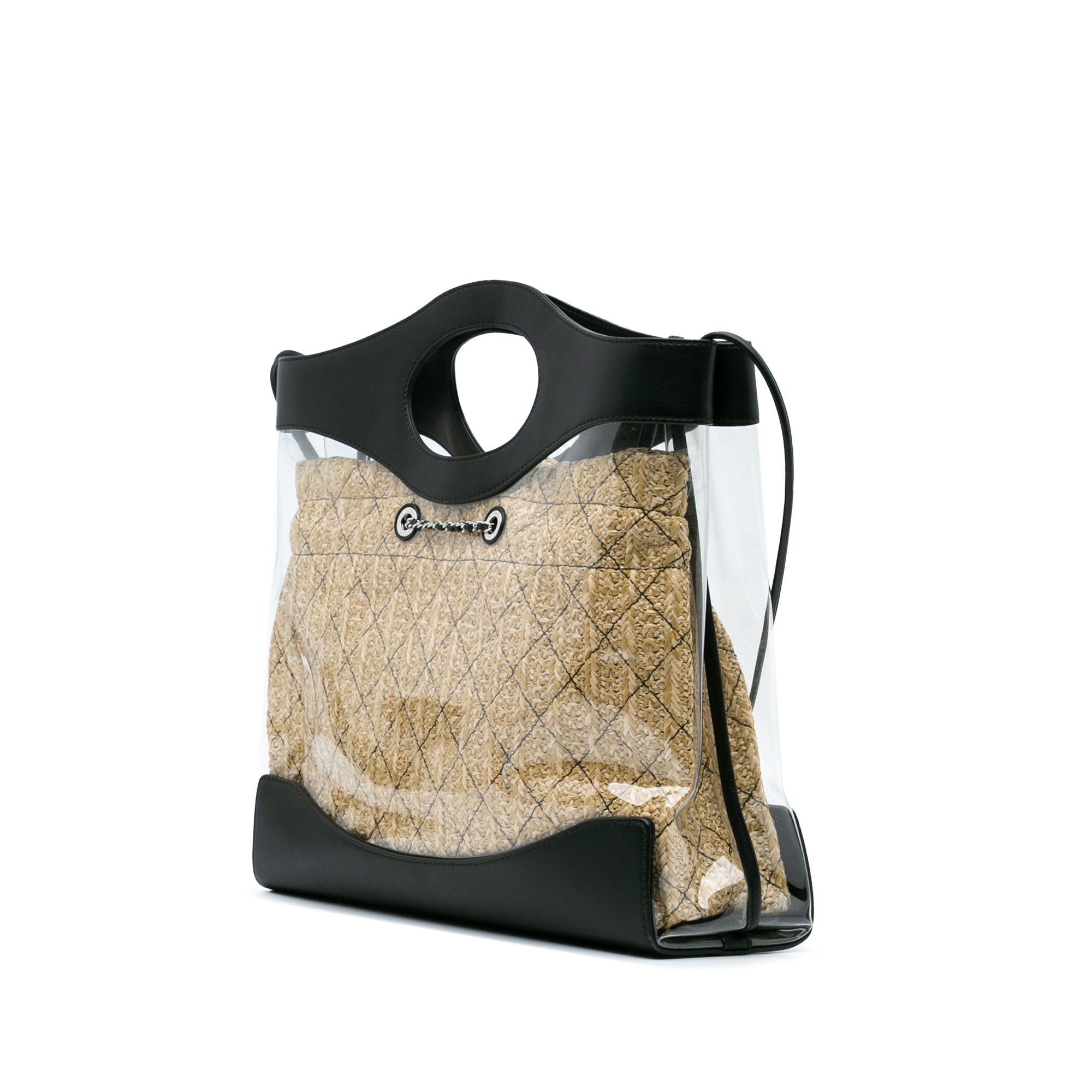Chanel PVC and Calfskin 31 Shopping Tote - image 2
