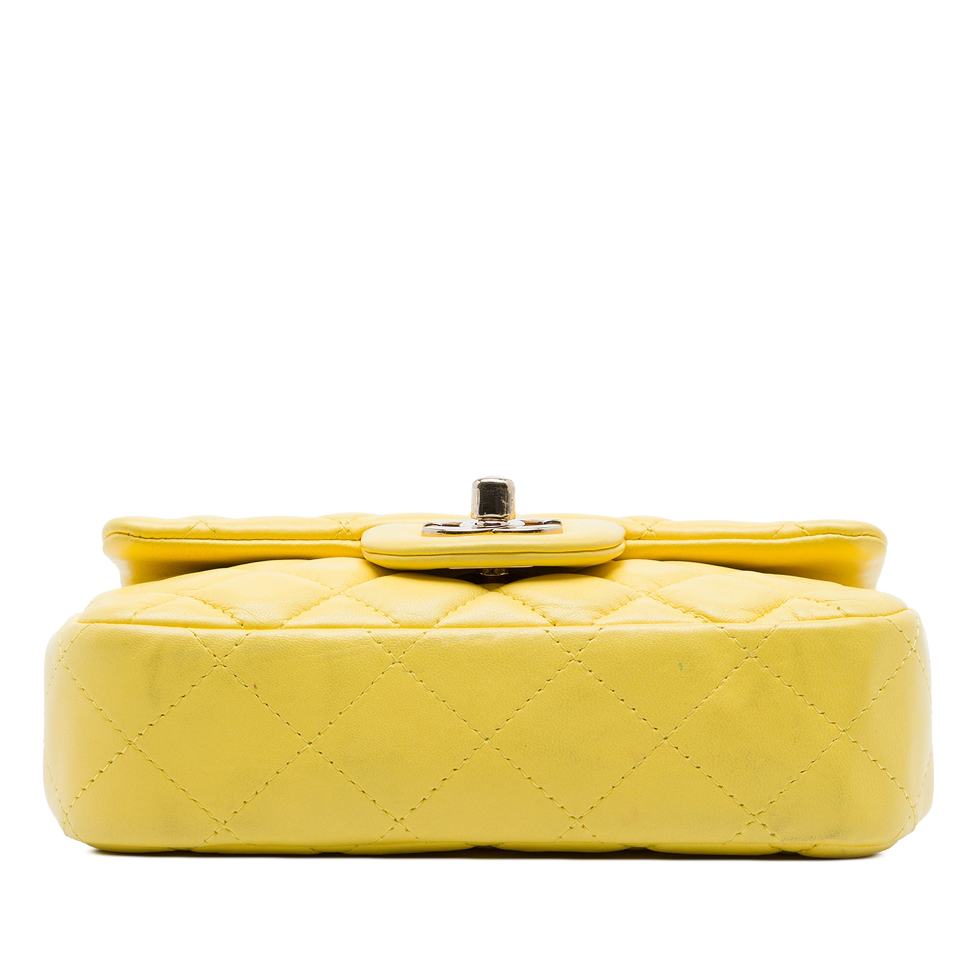 Chanel Extra Mini Rectangular Classic Lambskin Single Flap - image 3