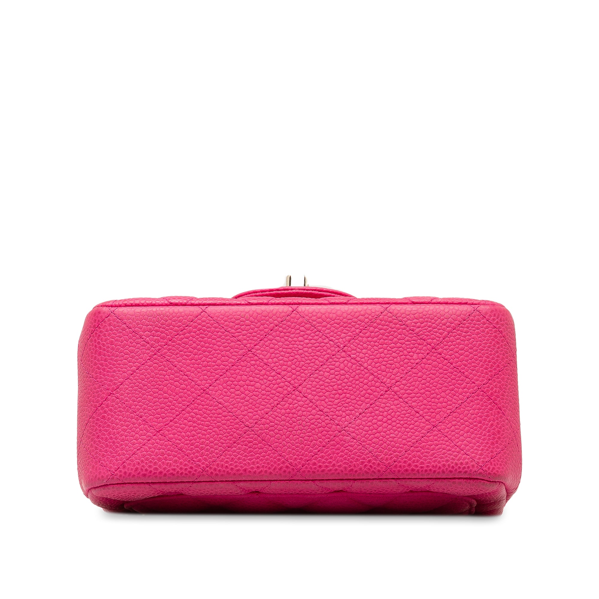 Chanel Mini Square Classic Caviar Single Flap - image 4
