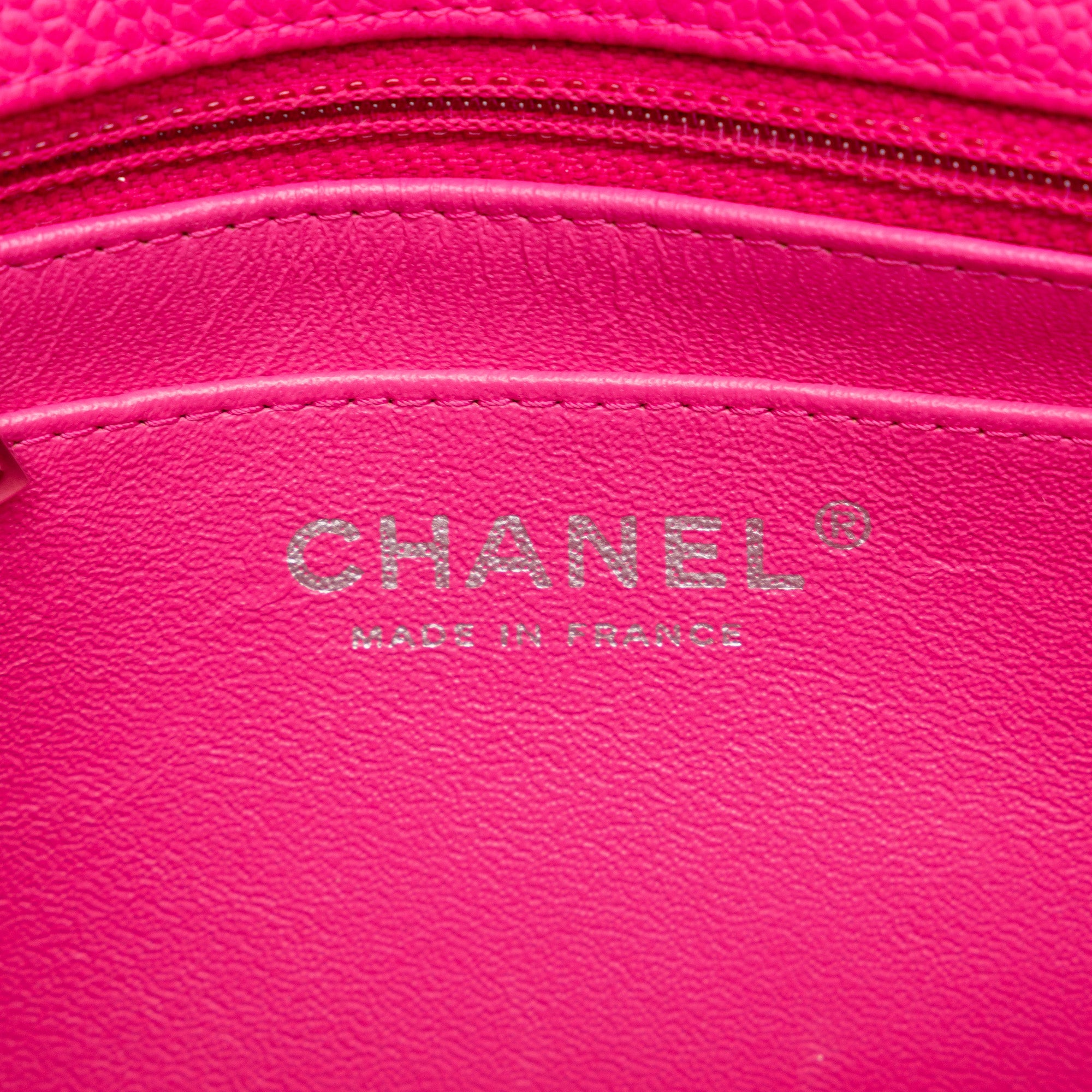 Chanel Mini Square Classic Caviar Single Flap - image 6