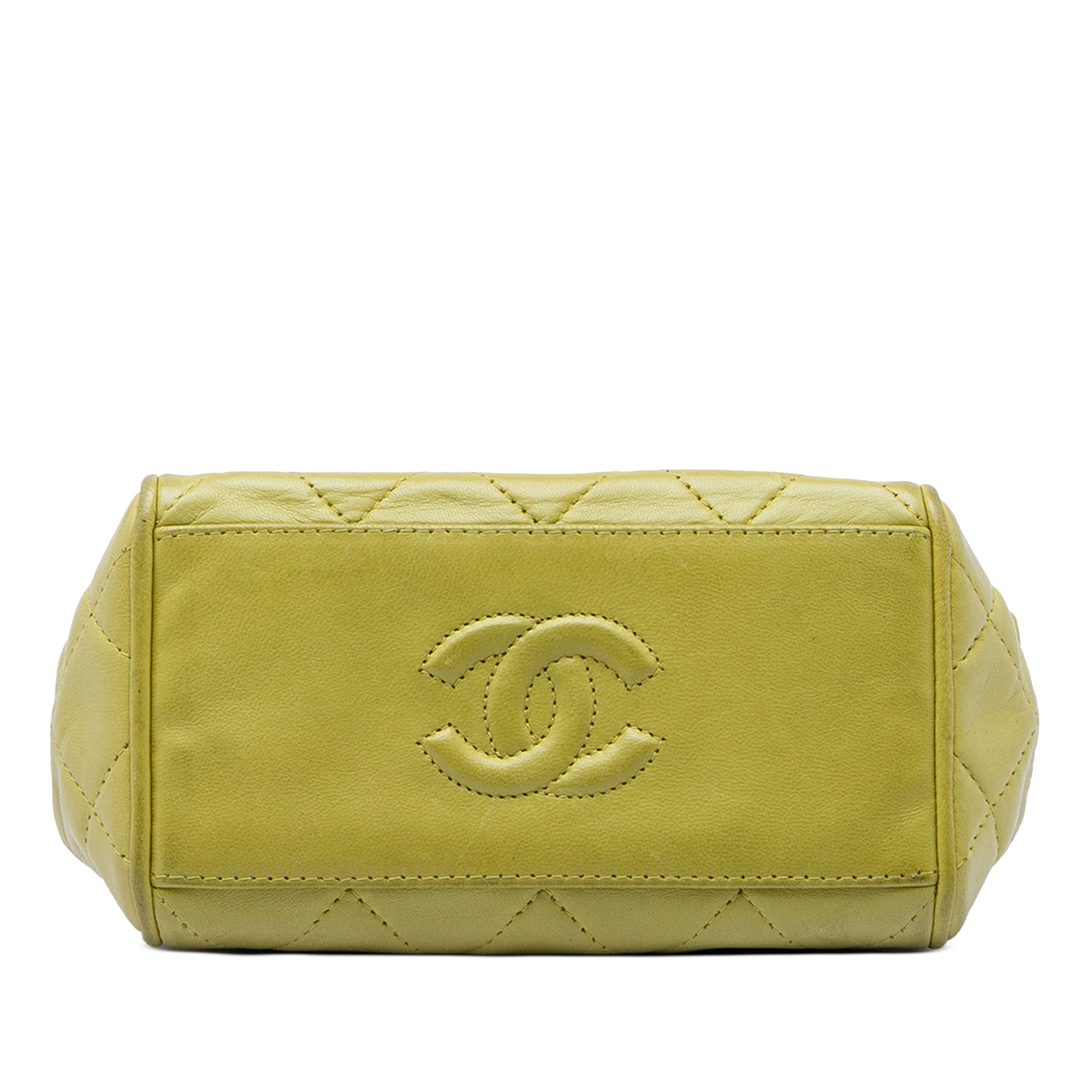 Chanel Mini Quilted Lambskin Chain Tote - image 3
