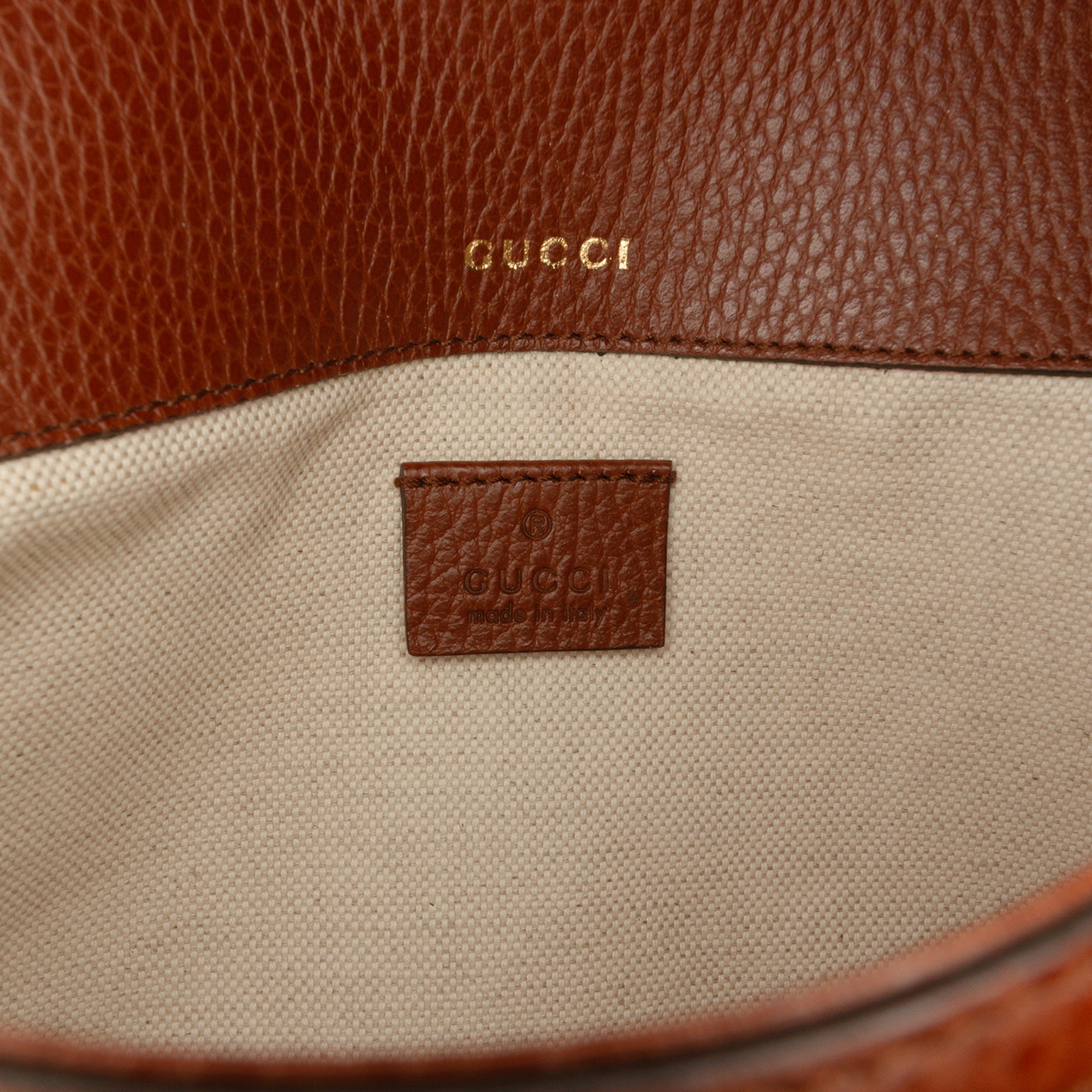 Gucci Small GG Denim Web Horsebit 1955 Crossbody - image 5