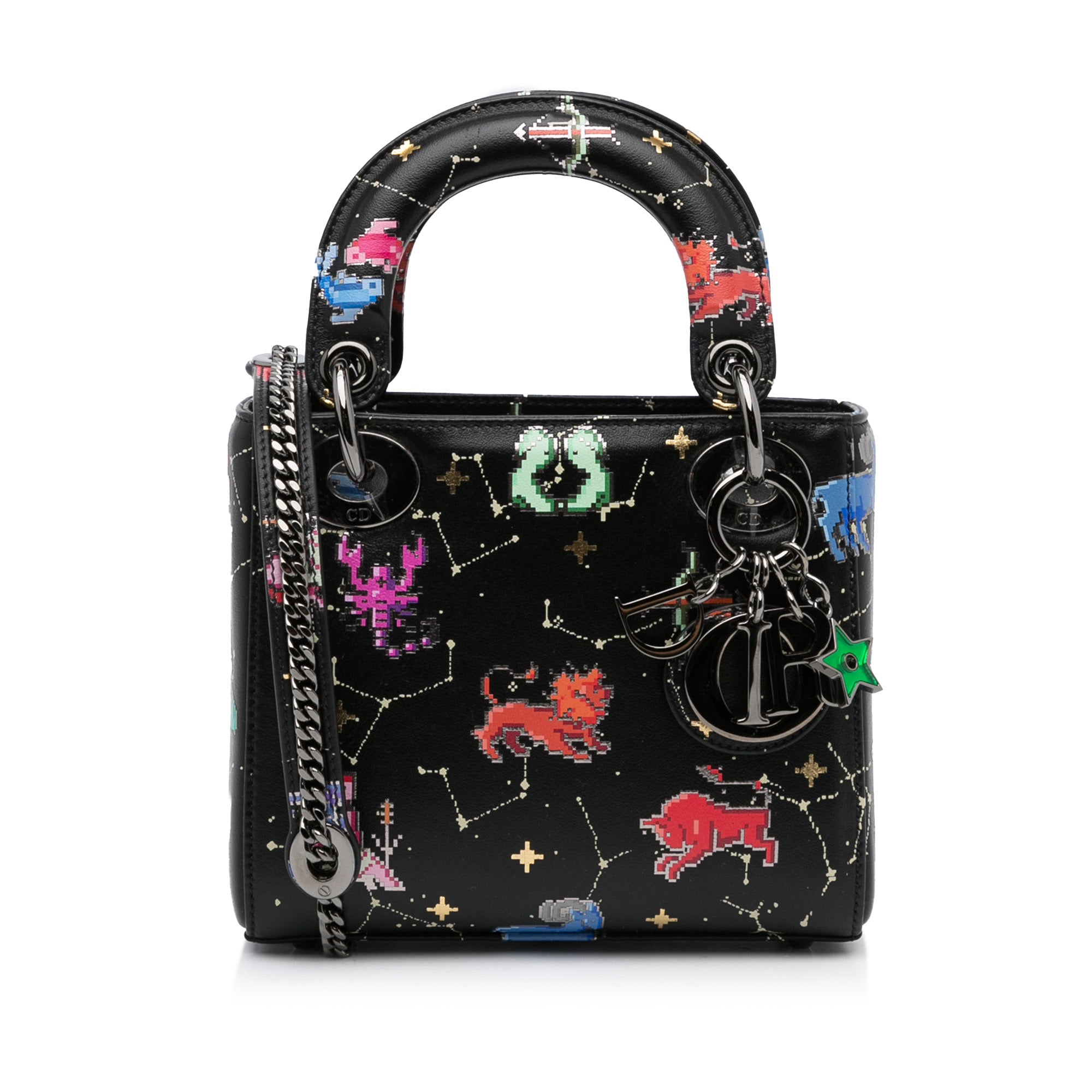 Dior Mini Calfskin Pixel Zodiac Lady Dior - image 1