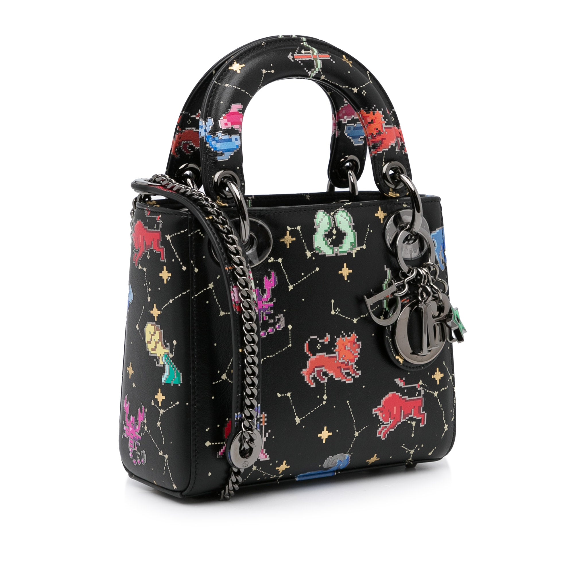 Dior Mini Calfskin Pixel Zodiac Lady Dior - image 2