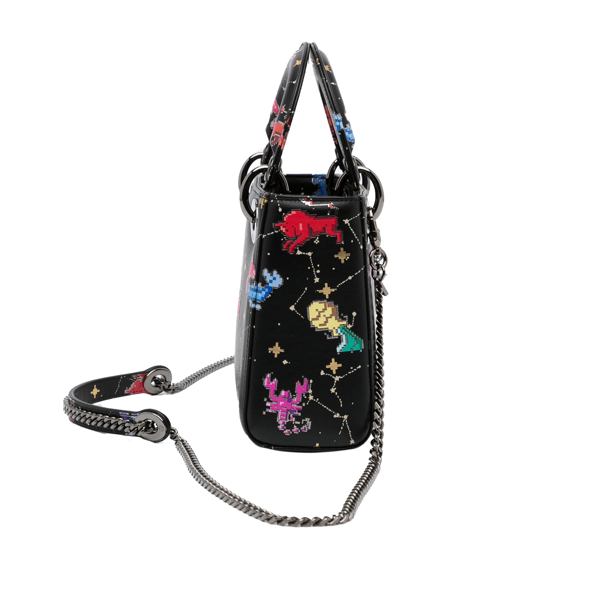 Dior Mini Calfskin Pixel Zodiac Lady Dior - image 3
