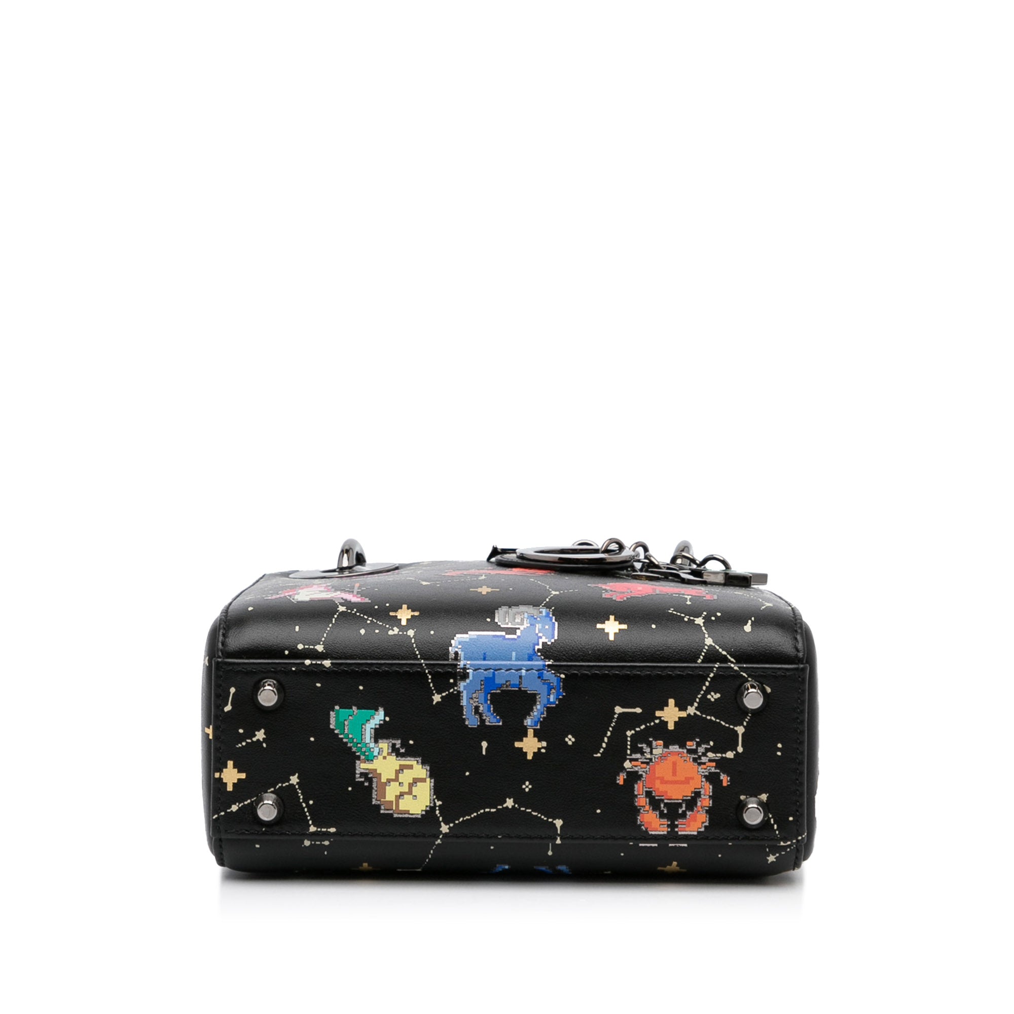 Dior Mini Calfskin Pixel Zodiac Lady Dior - image 5