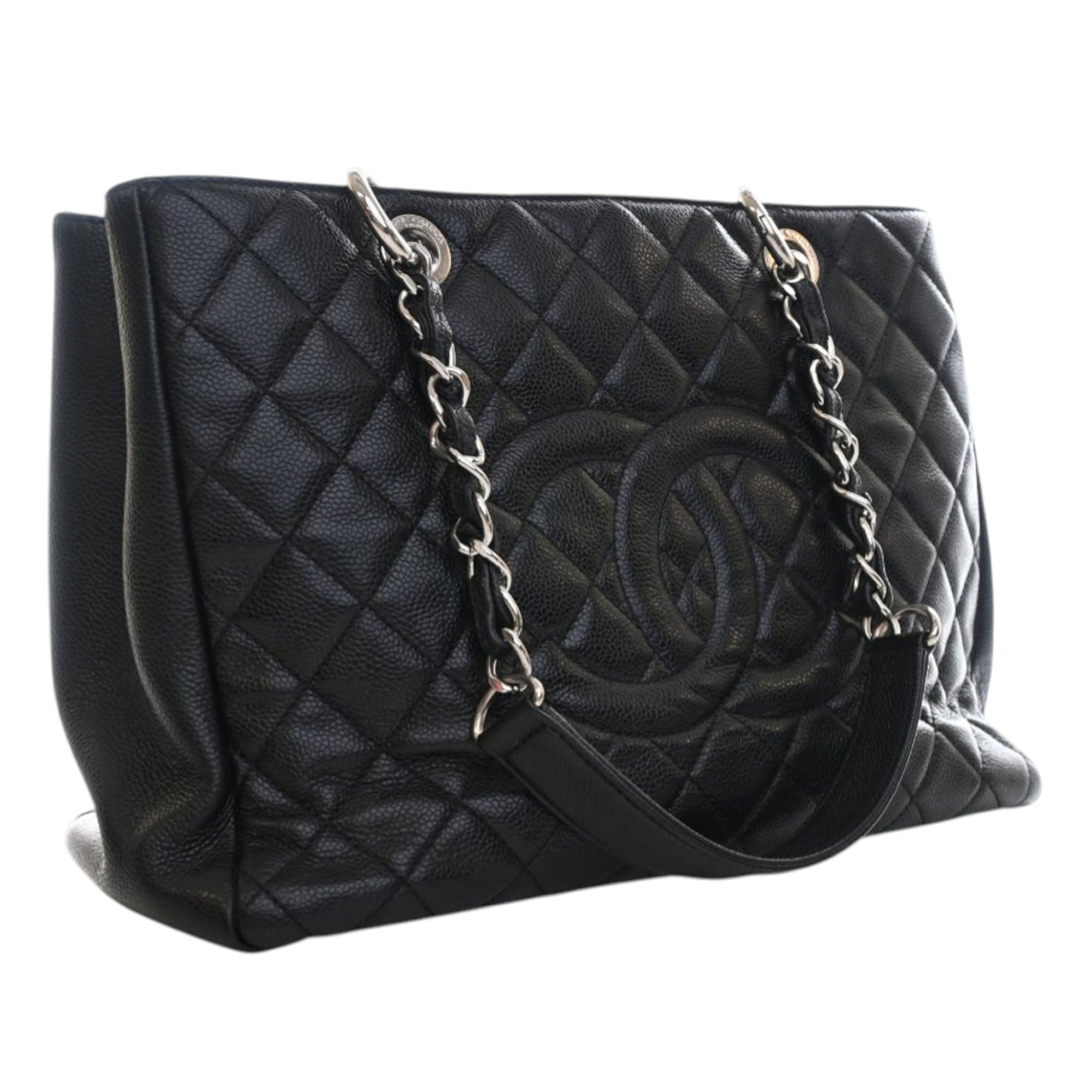 Chanel Caviar Grand Shopping Tote - image 2