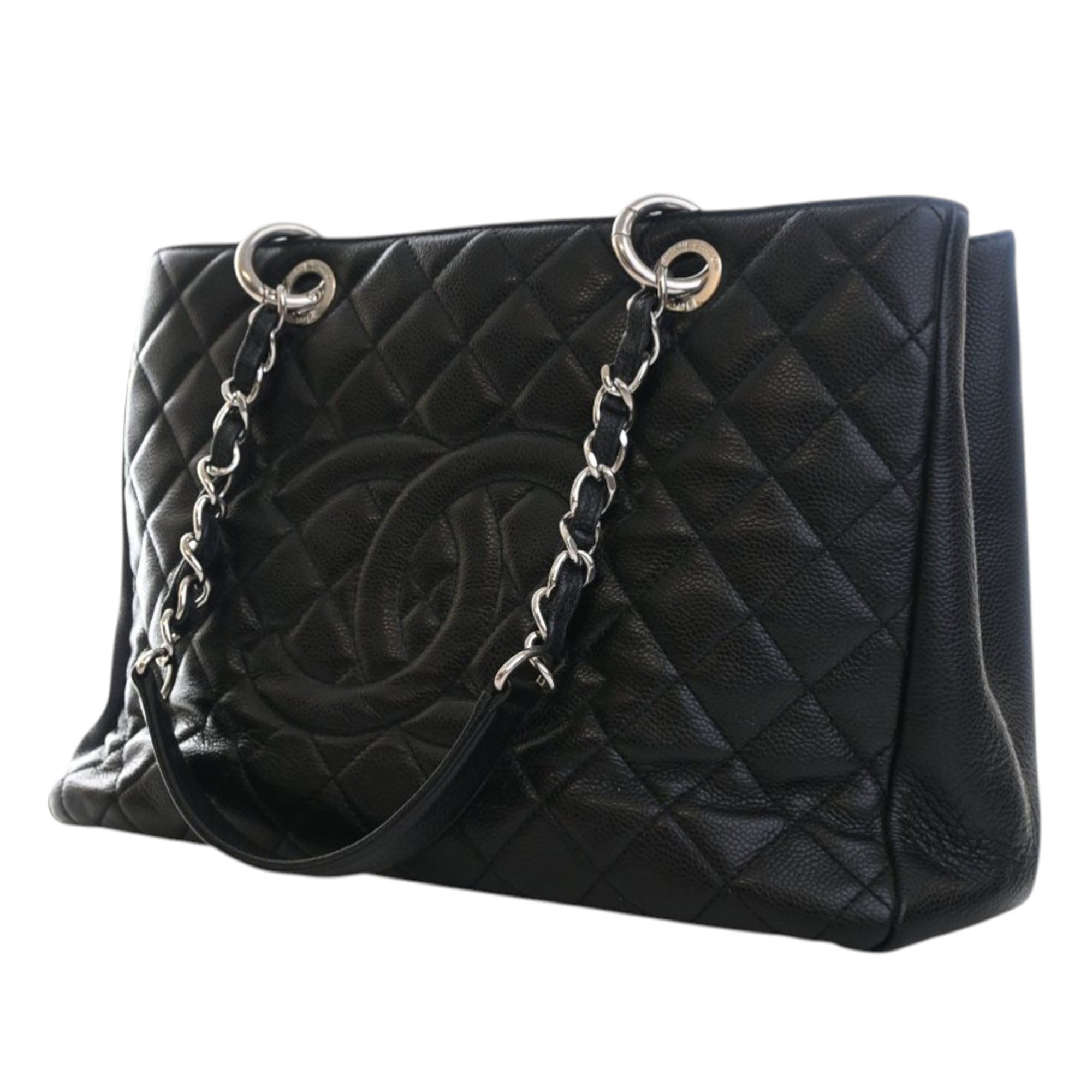Chanel Caviar Grand Shopping Tote - image 3