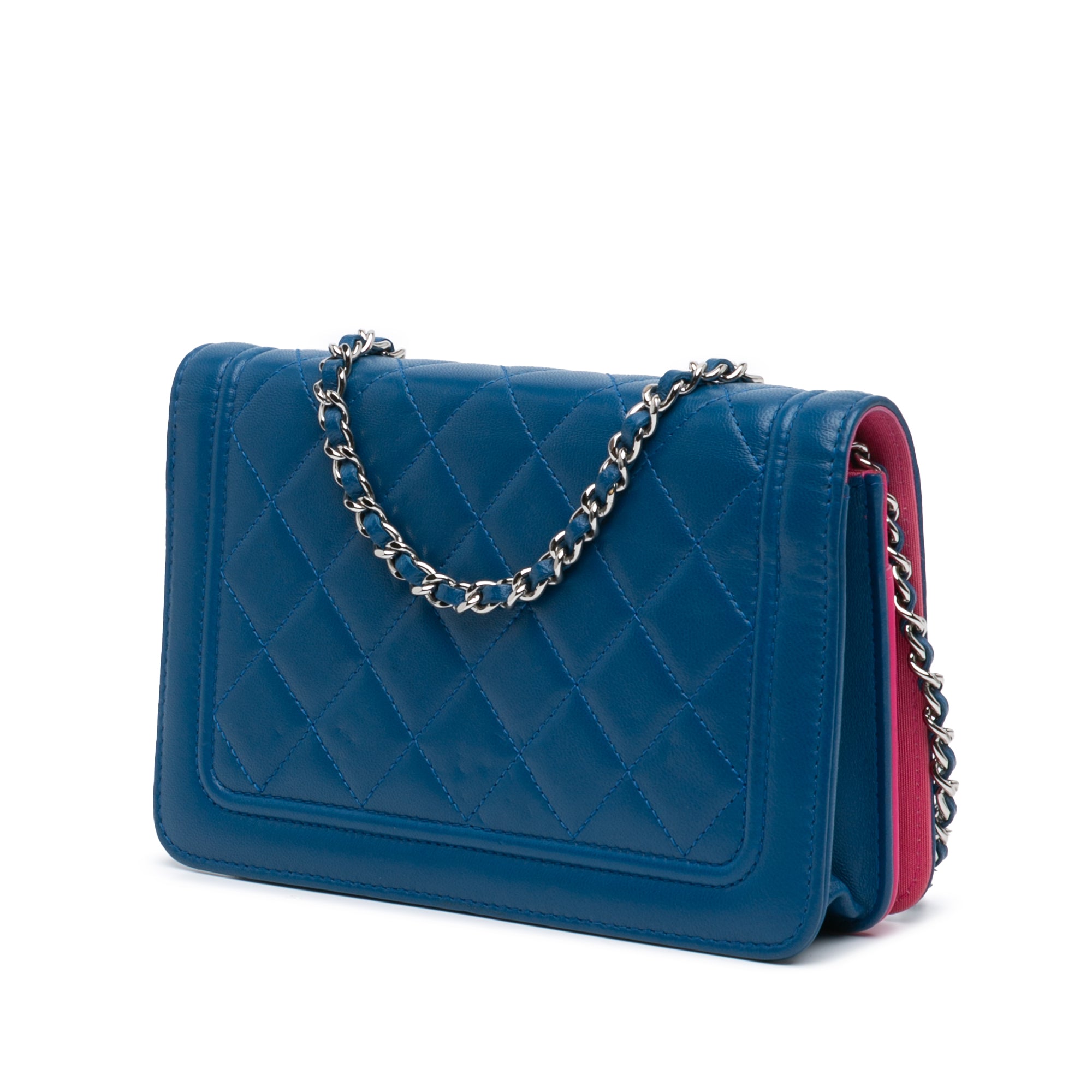 Chanel CC Quilted Lambskin Wallet On Chain - image 2