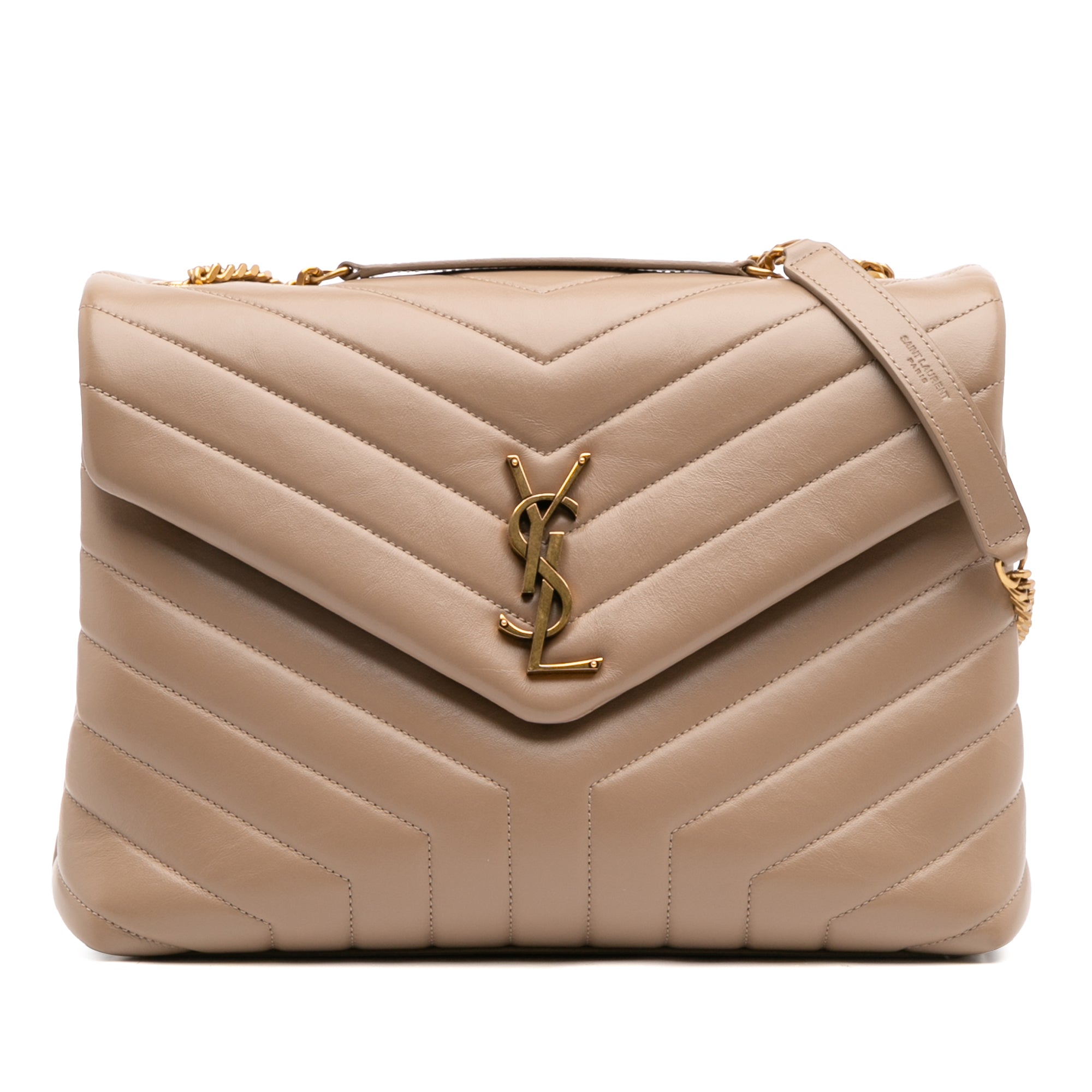 Saint Laurent Medium Matelasse Calfskin Monogram LouLou Shoulder Bag - image 1