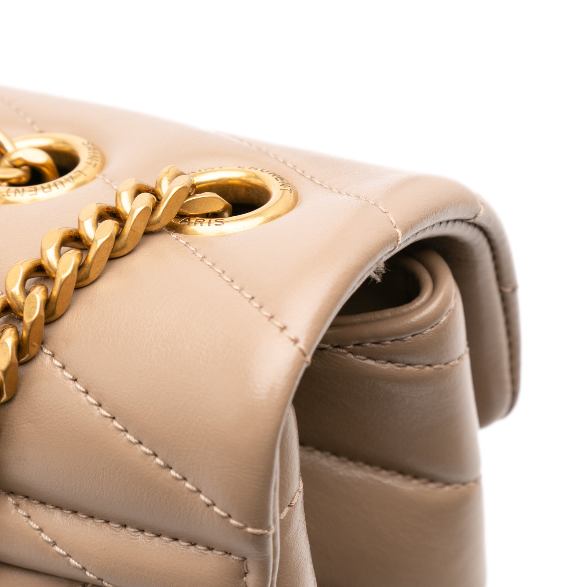 Saint Laurent Medium Matelasse Calfskin Monogram LouLou Shoulder Bag - image 11
