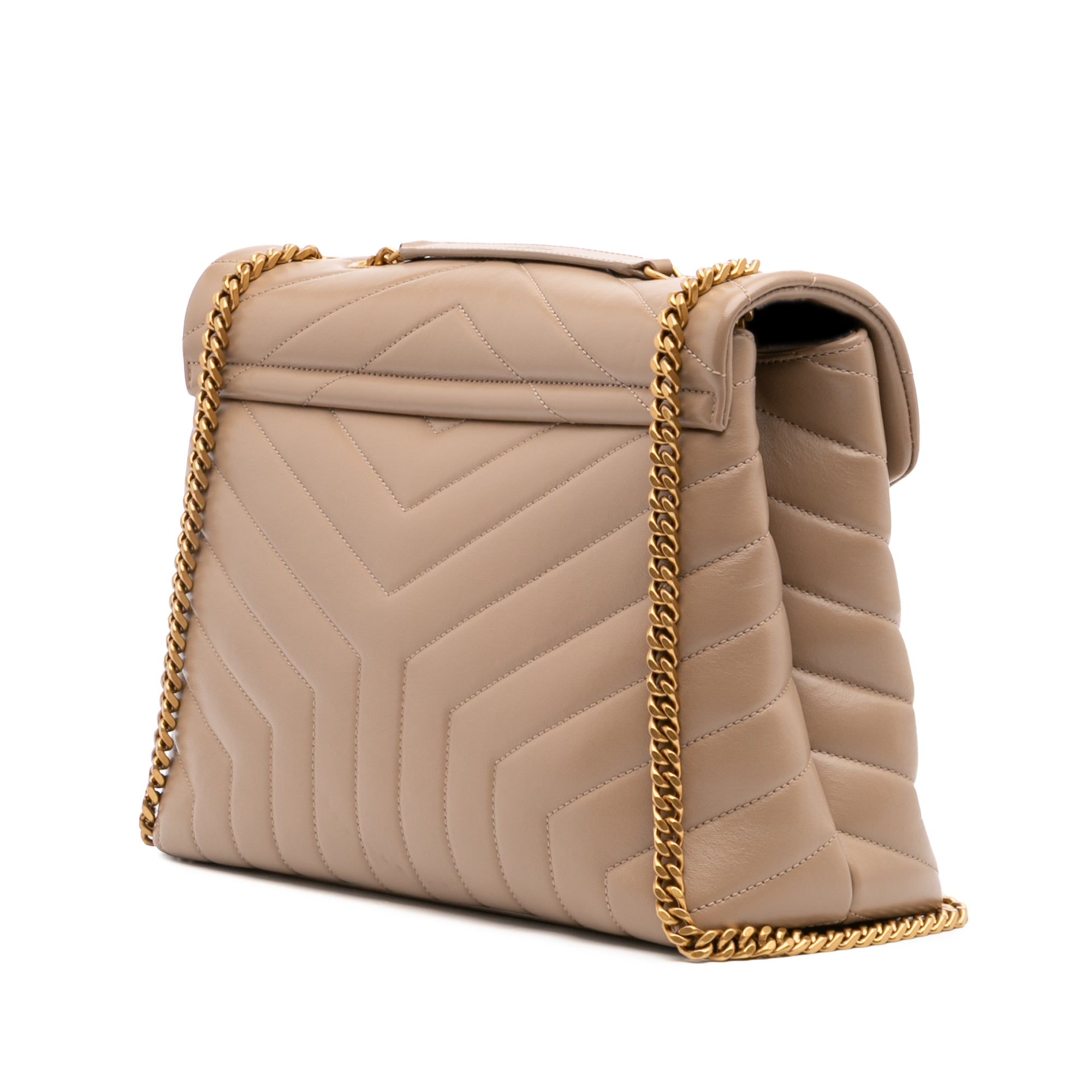 Saint Laurent Medium Matelasse Calfskin Monogram LouLou Shoulder Bag - image 2