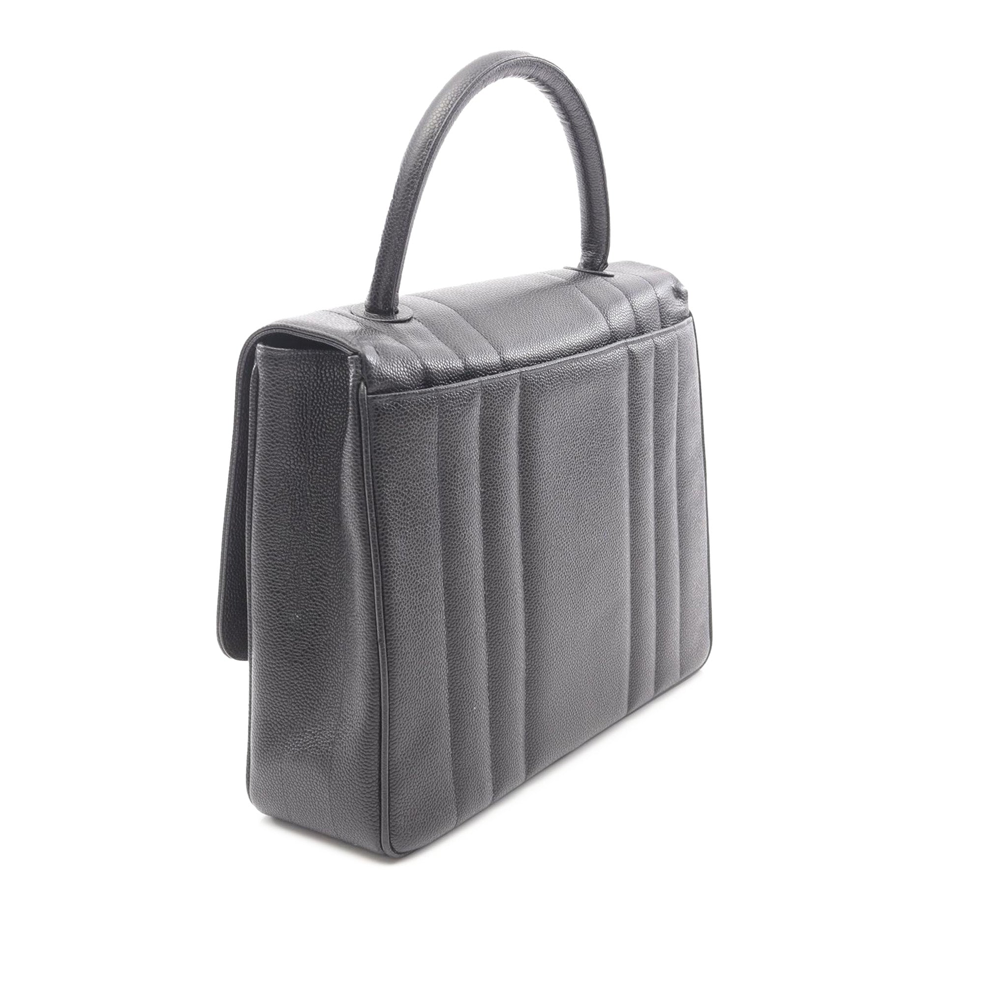 Chanel Caviar Mademoiselle Kelly Top Handle Bag - image 2