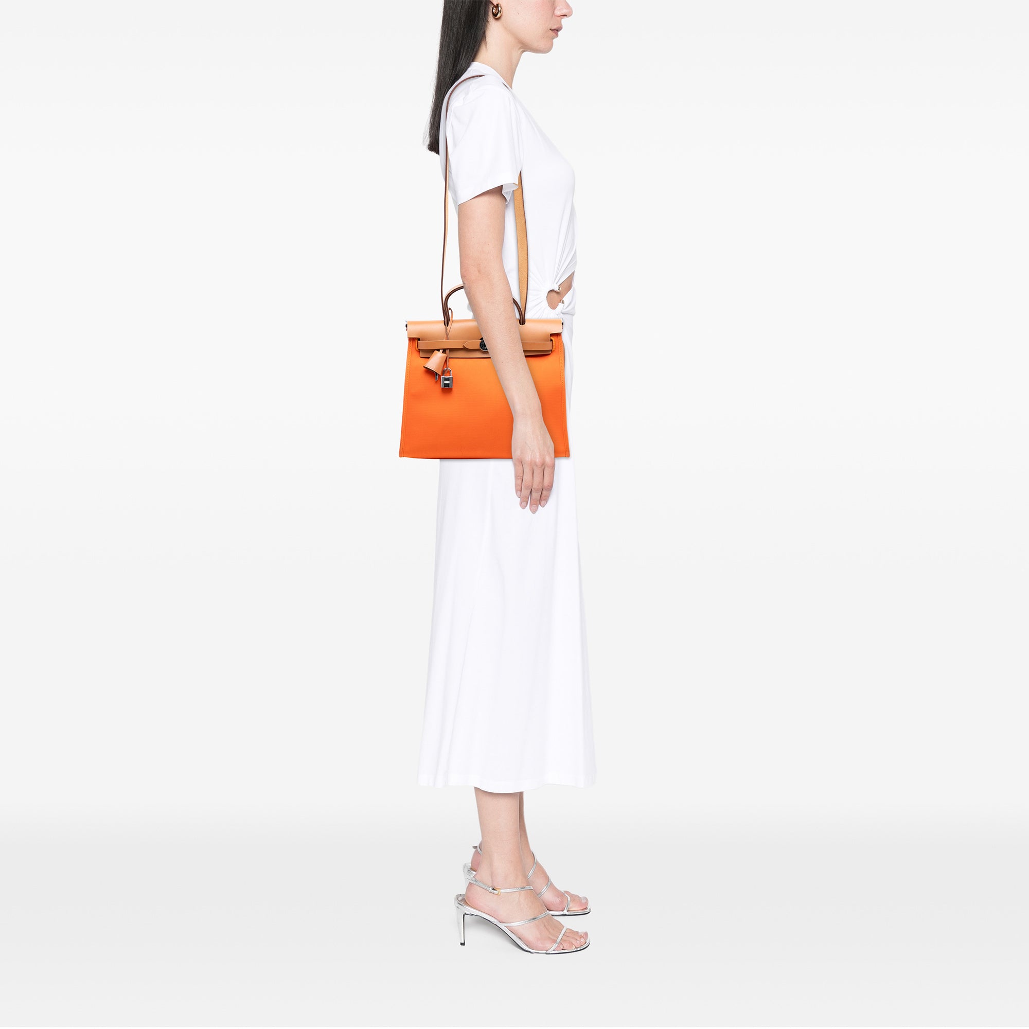 Hermès Toile Herbag Zip 31 - image 7