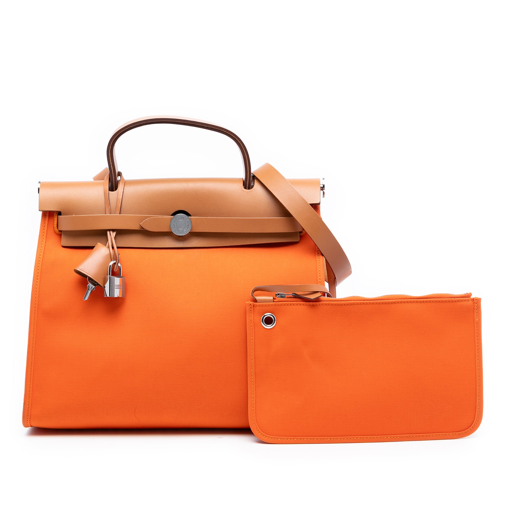 Hermès Toile Herbag Zip 31 - image 8