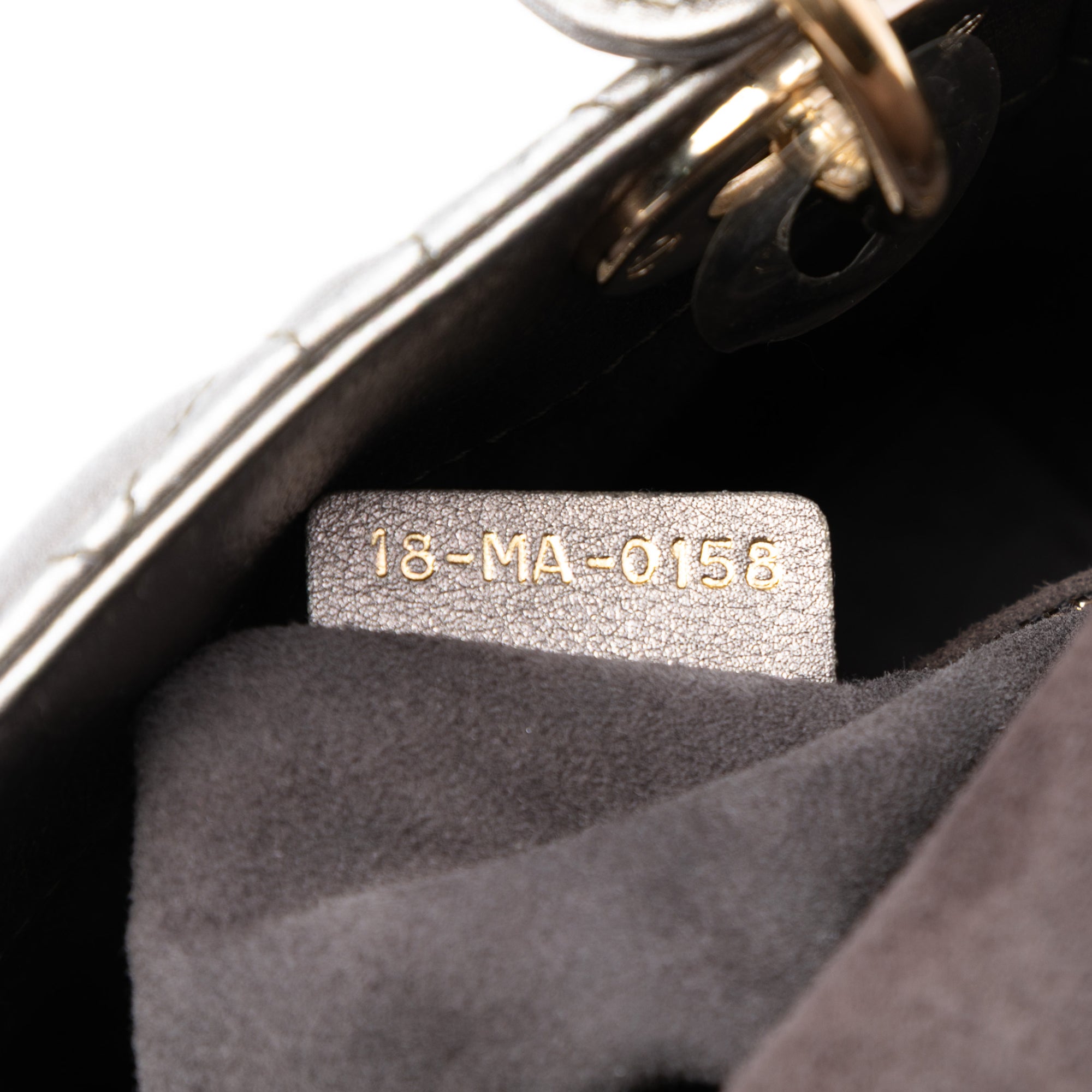 Dior Mini Metallic Lambskin Cannage Lady Dior - image 6