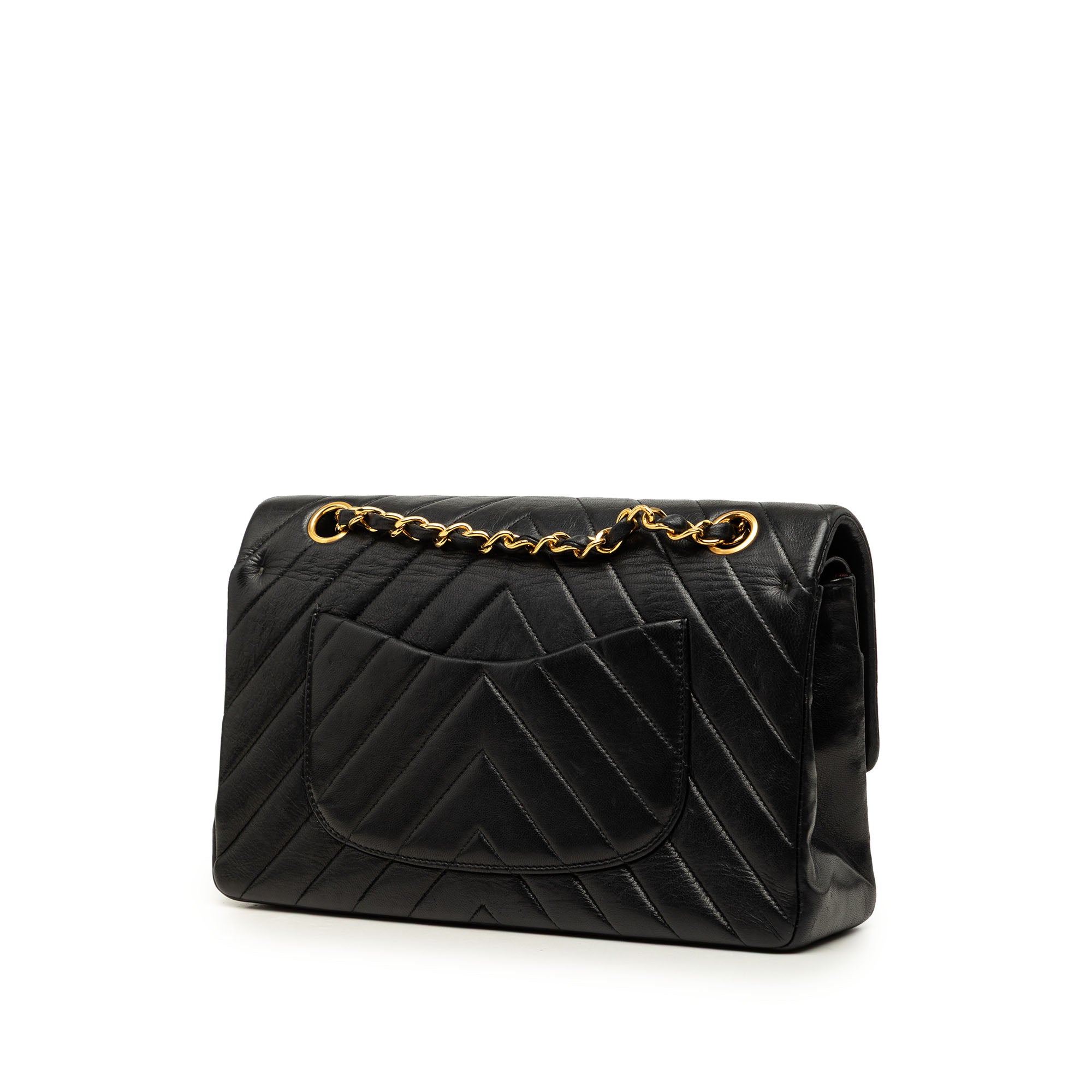 Chanel Medium Classic Chevron Lambskin Double Flap - image 2