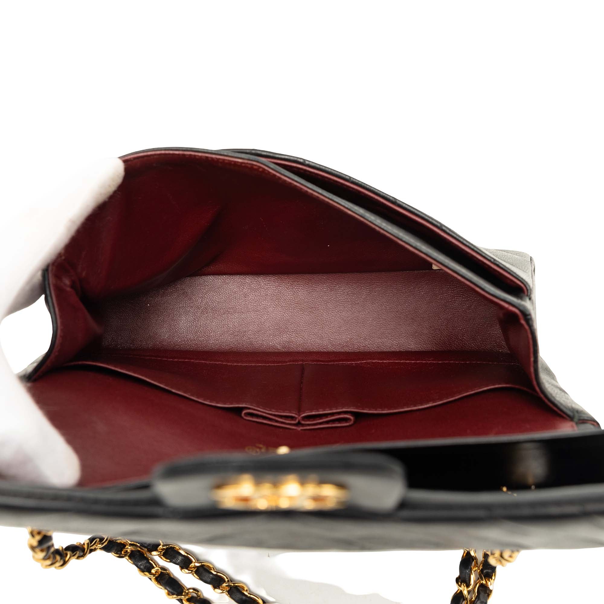 Chanel Medium Classic Chevron Lambskin Double Flap - image 4