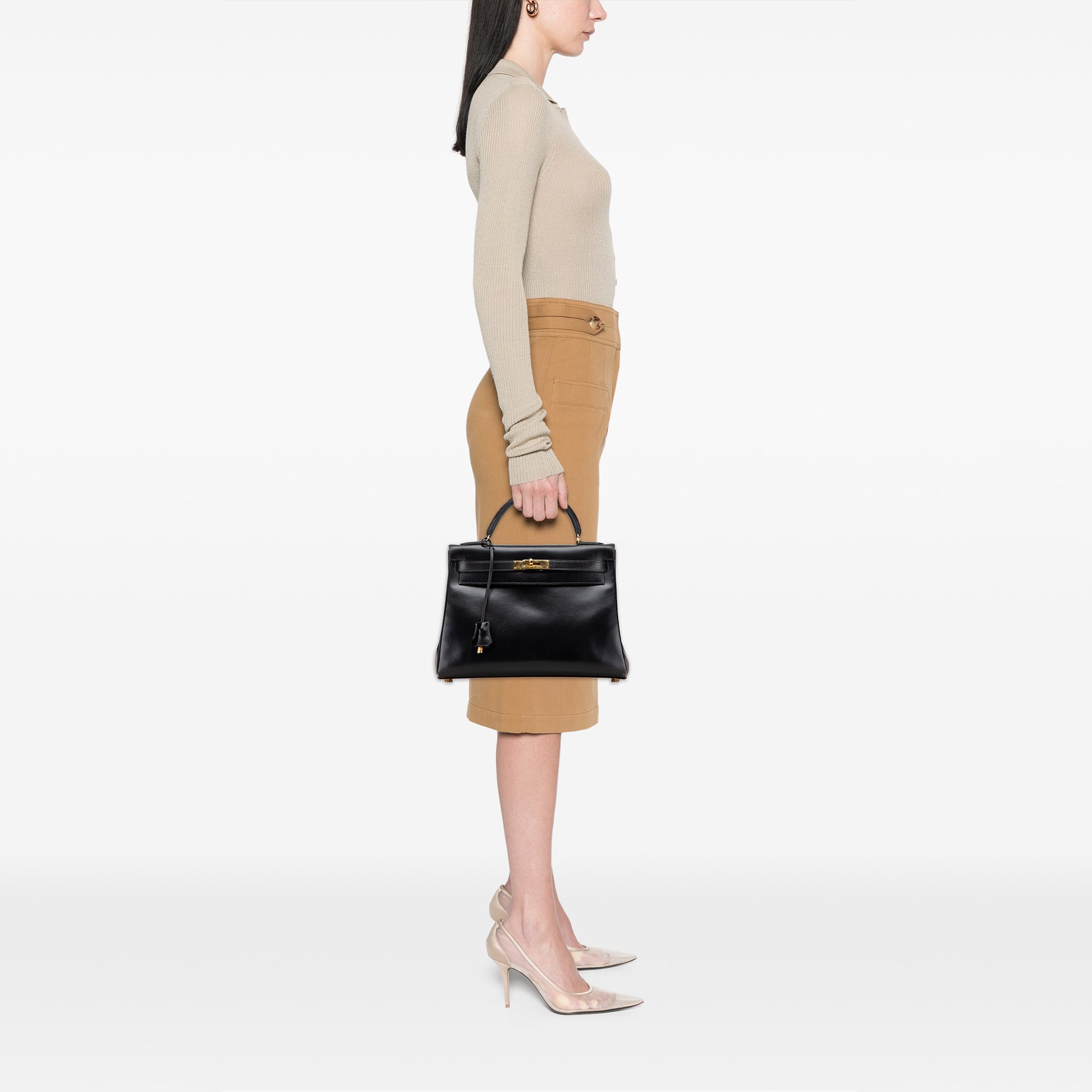 Hermès Box Calf Kelly Retourne 32 - image 11