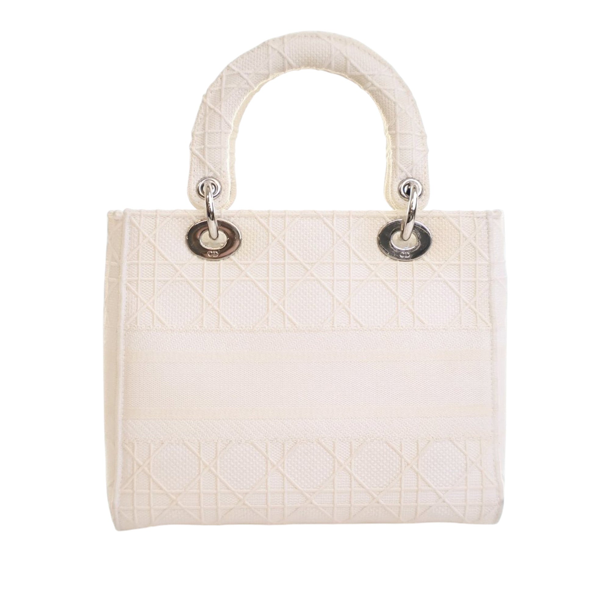 Dior Medium Embroidered Canvas Cannage Lady D Lite - image 2