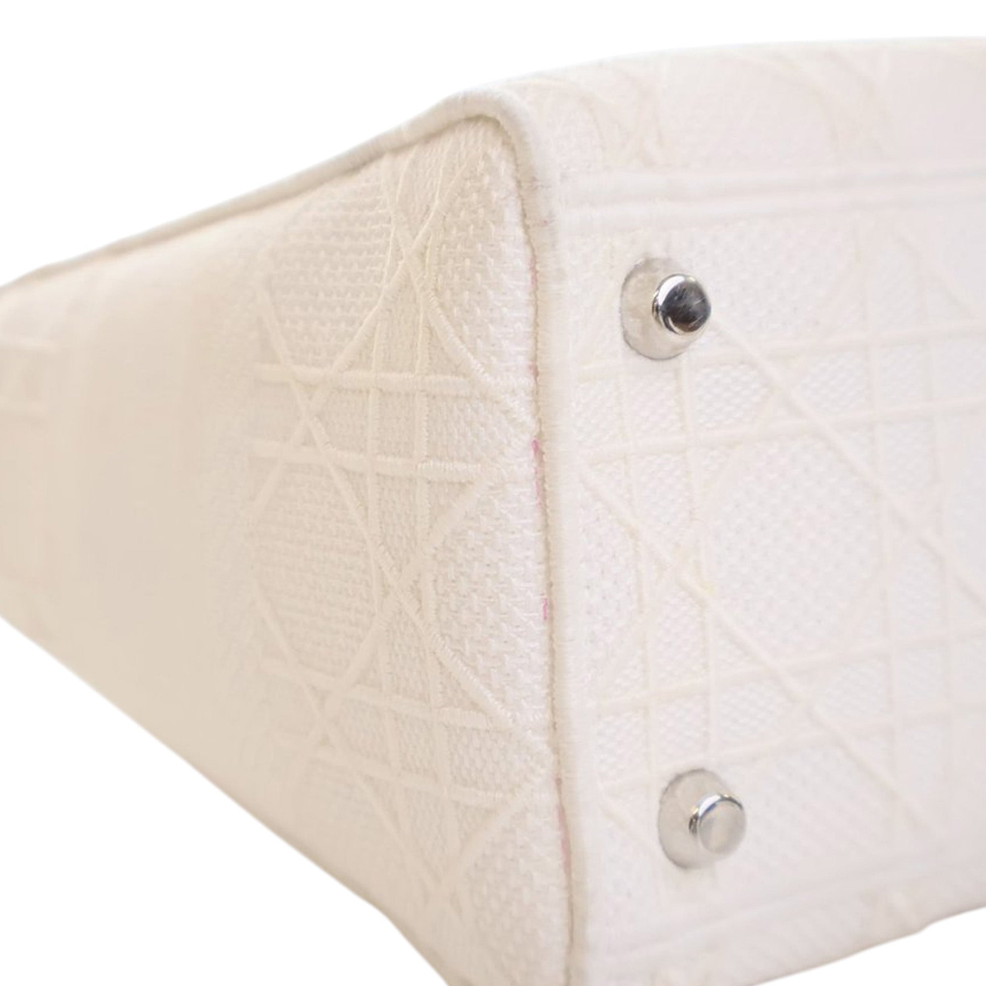 Dior Medium Embroidered Canvas Cannage Lady D Lite - image 6