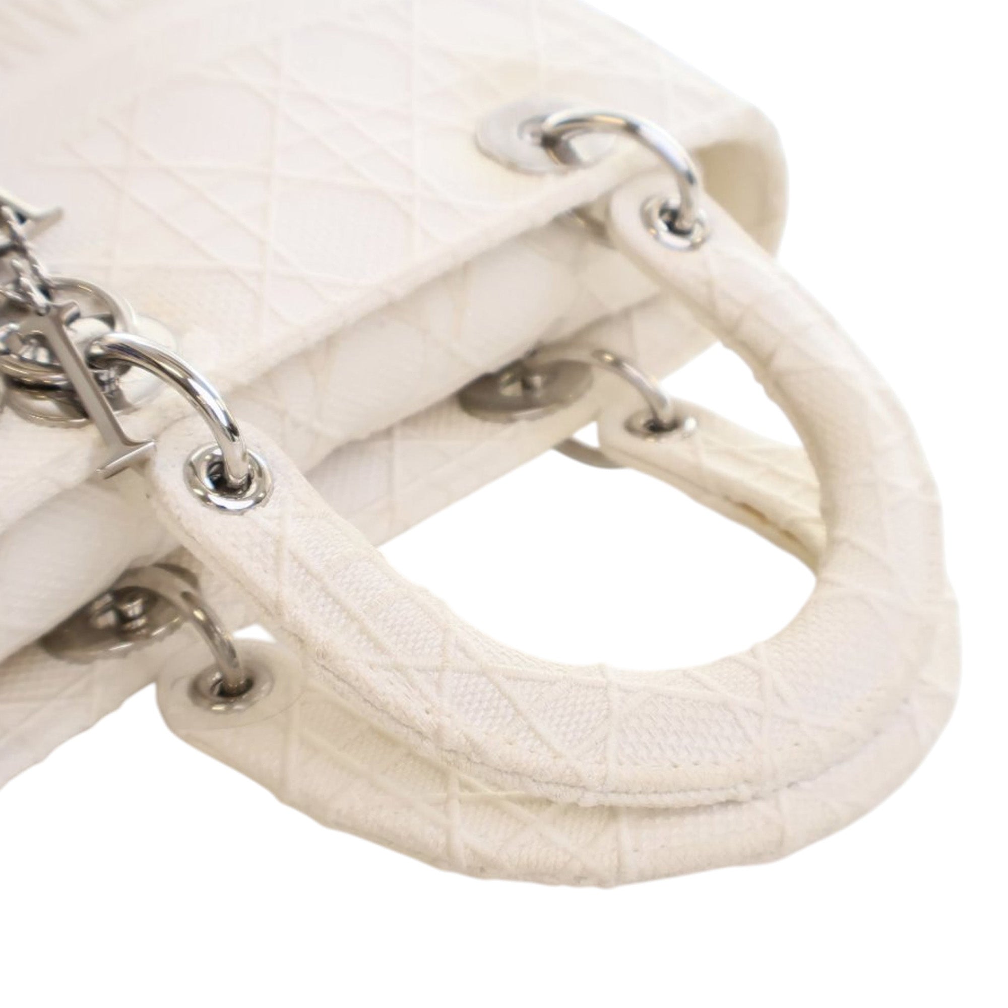 Dior Medium Embroidered Canvas Cannage Lady D Lite - image 8