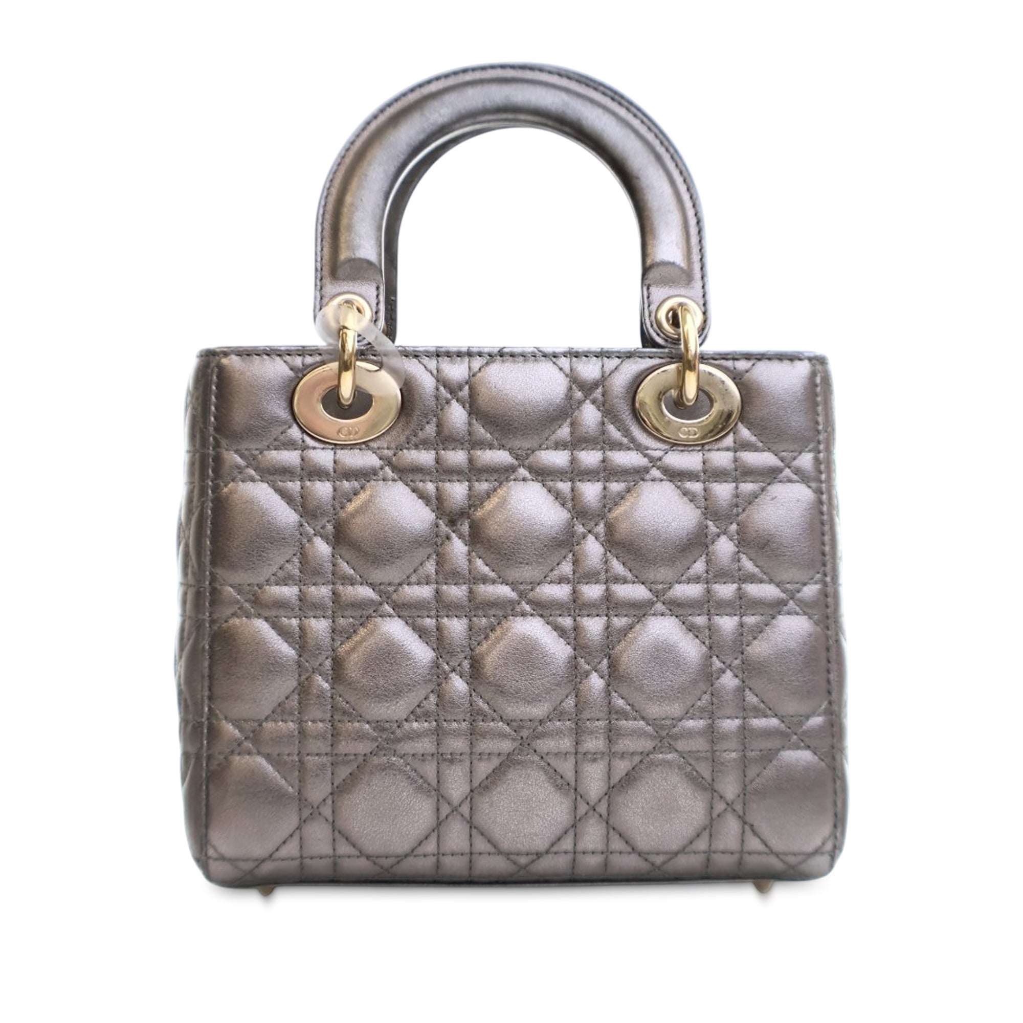 Dior Small Metallic Lambskin Cannage My ABCDior Lady Dior - image 3