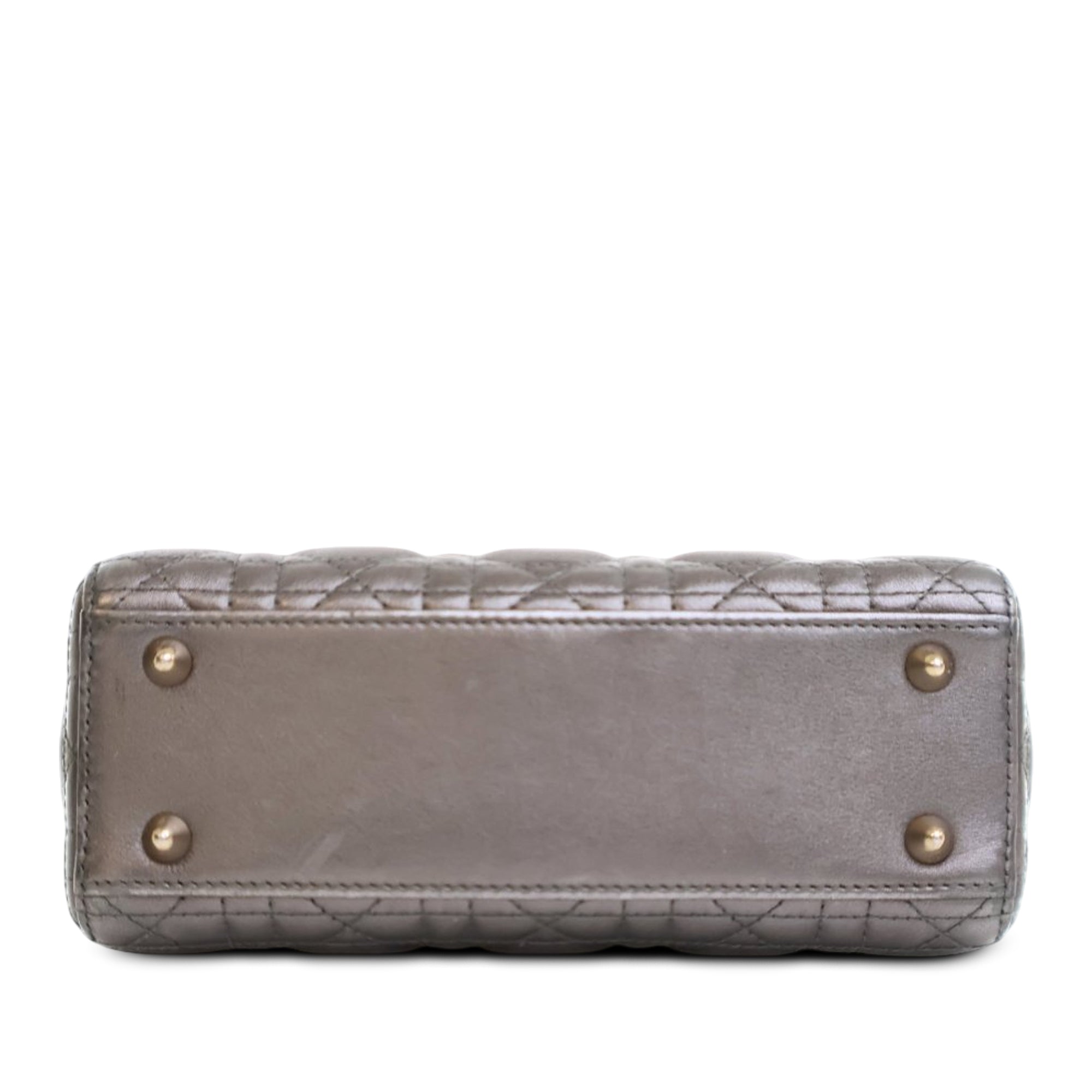 Dior Small Metallic Lambskin Cannage My ABCDior Lady Dior - image 4