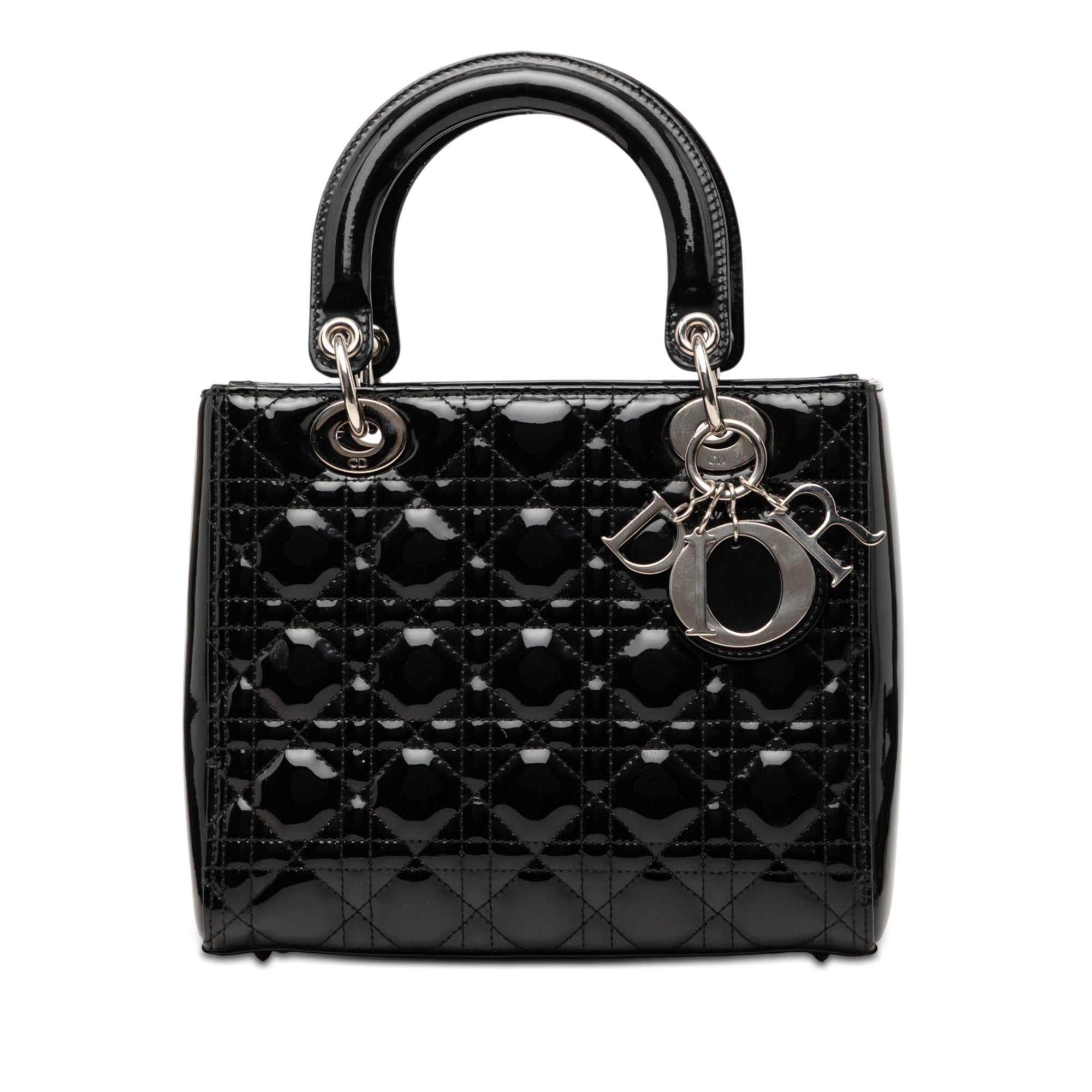 Dior Medium Patent Cannage Lady Dior - image 1
