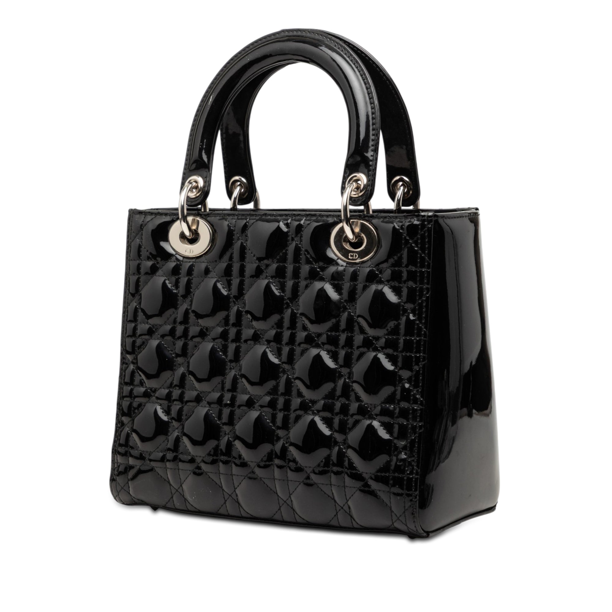 Dior Medium Patent Cannage Lady Dior - image 2