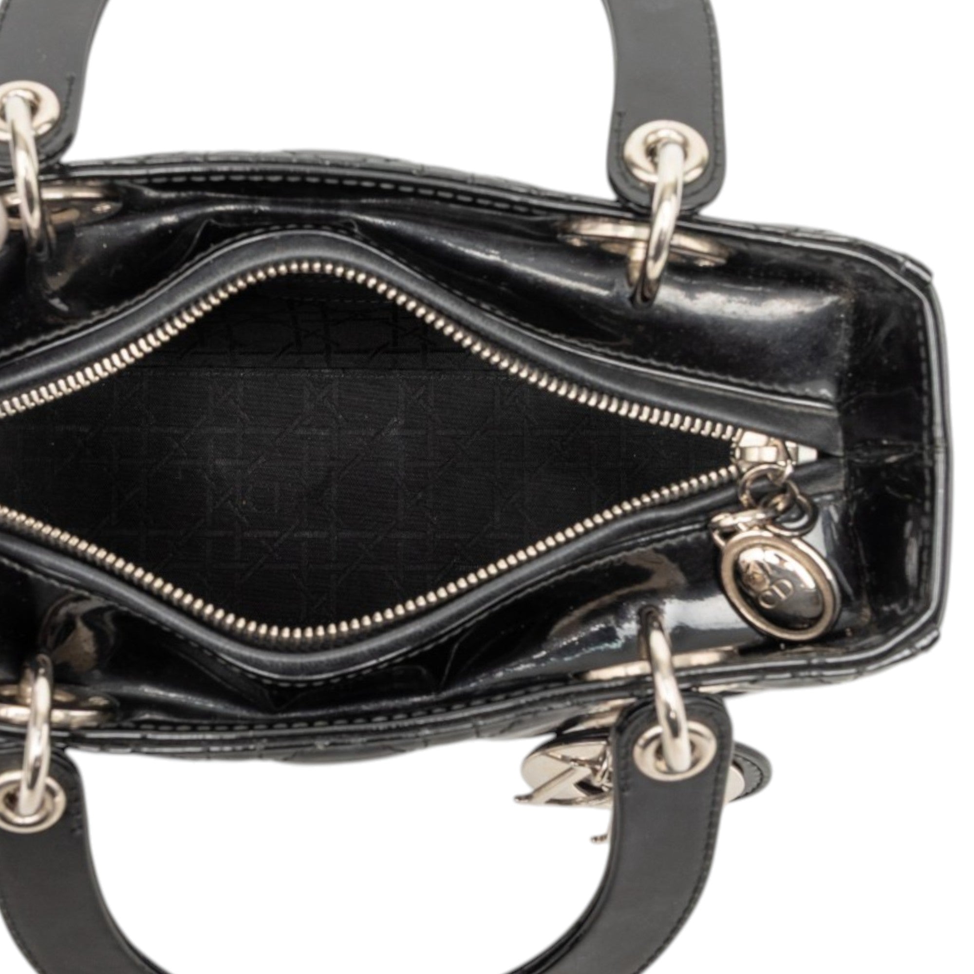 Dior Medium Patent Cannage Lady Dior - image 4