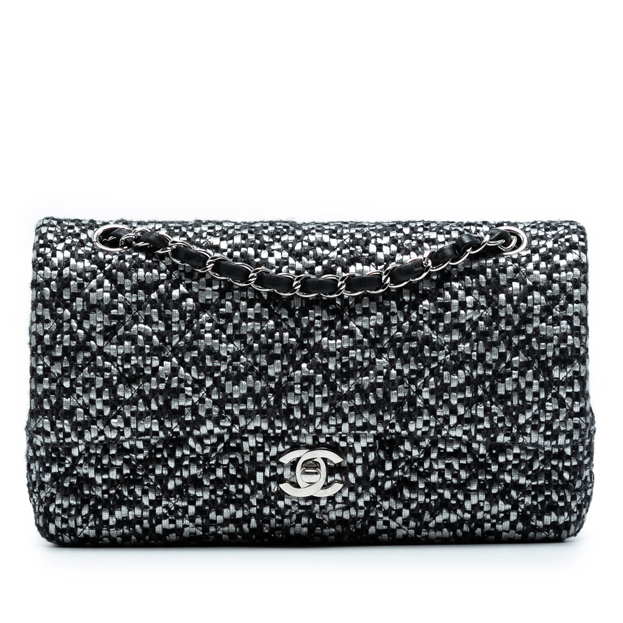 Chanel Medium Classic Tweed Double Flap - image 1