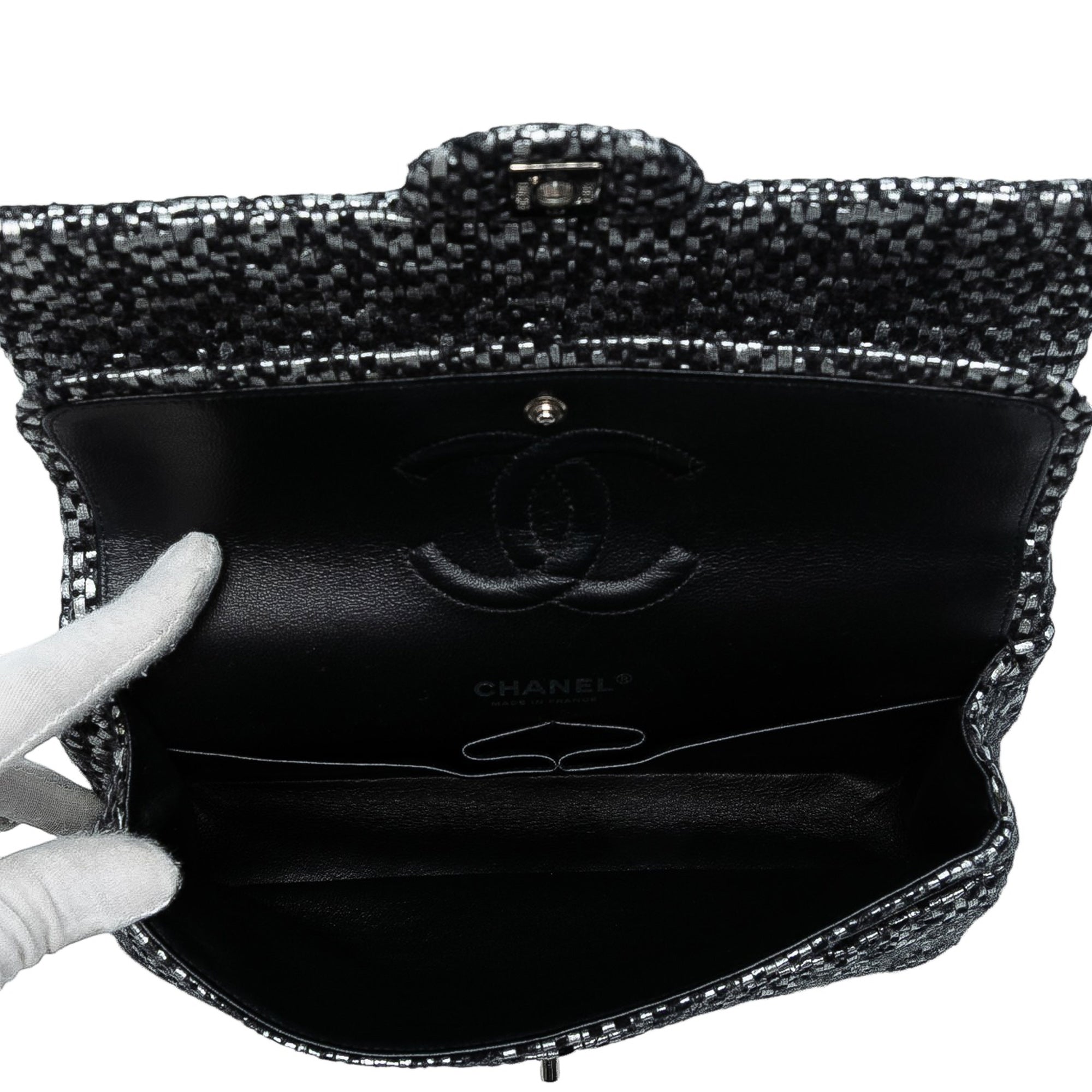 Chanel Medium Classic Tweed Double Flap - image 4