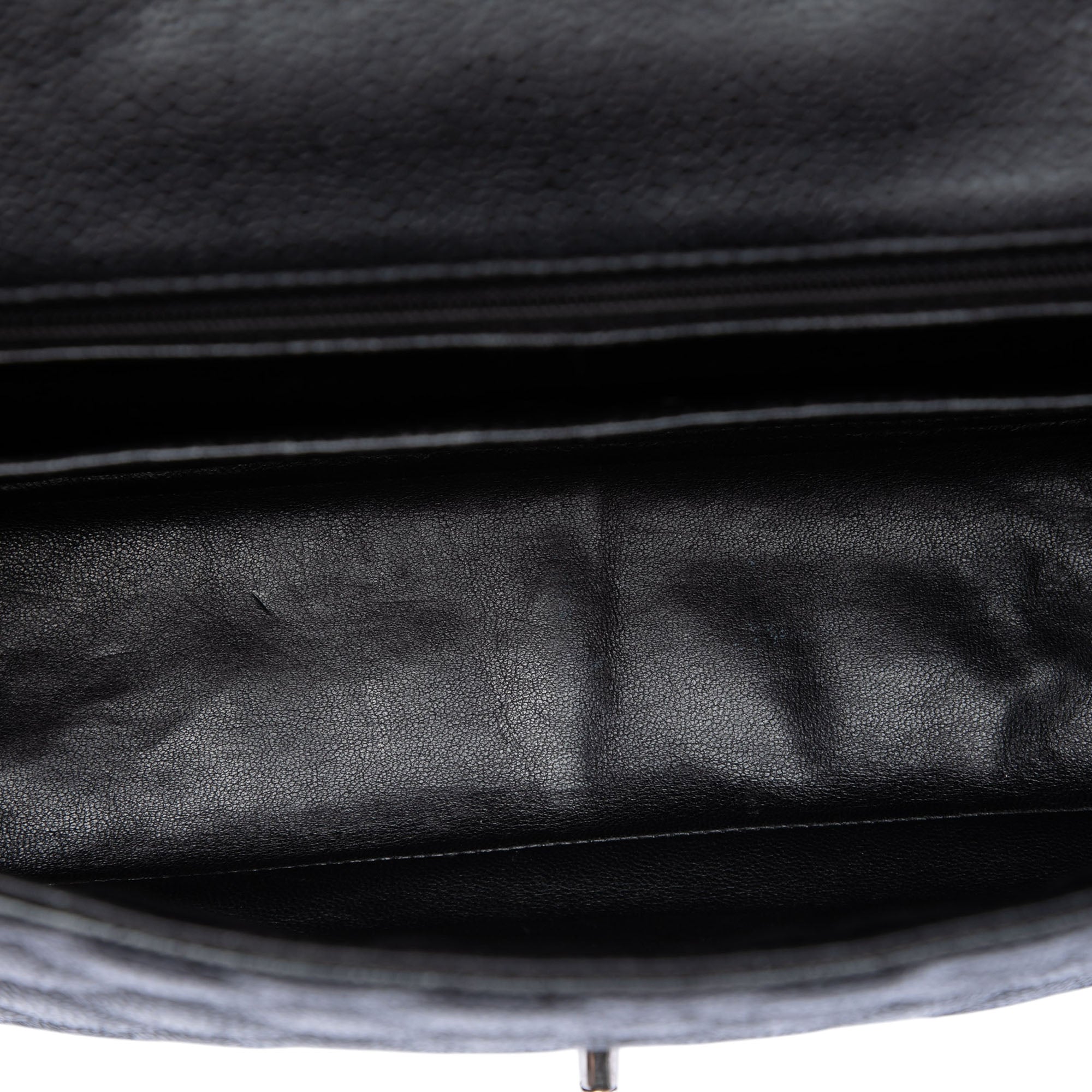 Chanel Jumbo Classic Caviar Single Flap - image 4