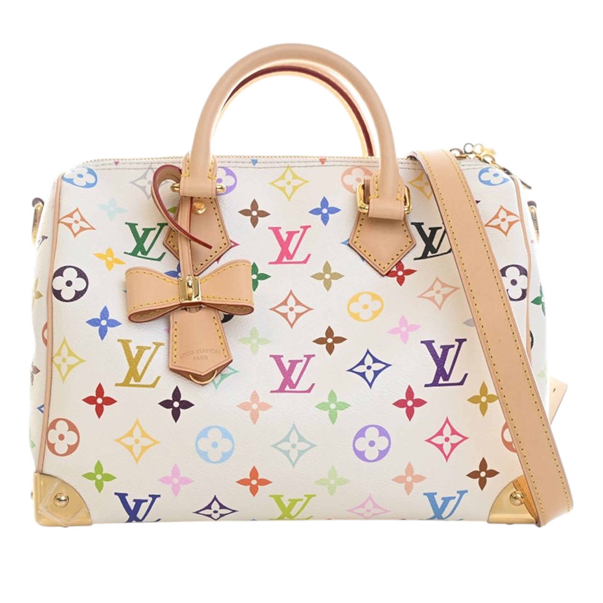 Louis Vuitton Takashi Murakami Monogram Multicolore Speedy Bandouliere 25 - image 1