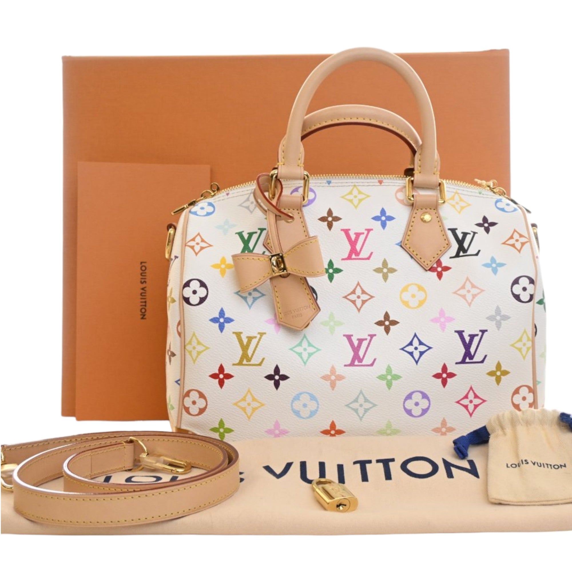 Louis Vuitton Takashi Murakami Monogram Multicolore Speedy Bandouliere 25 - image 15