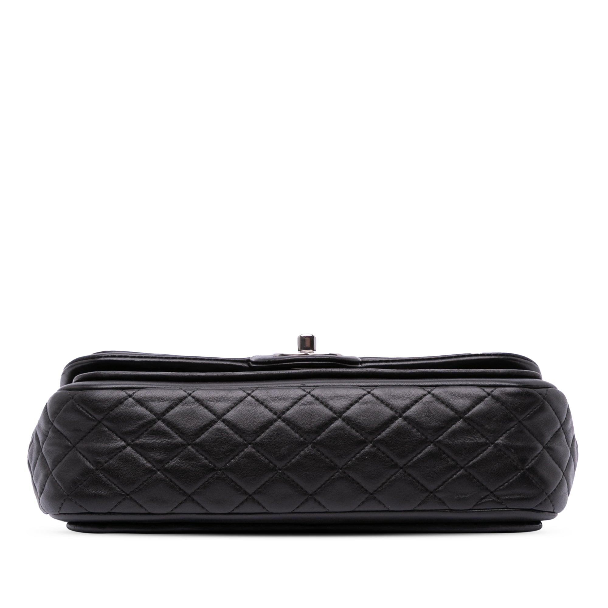 Chanel Medium Quilted Patent and Lambskin Trimmed Classic Twist Flap - image 3