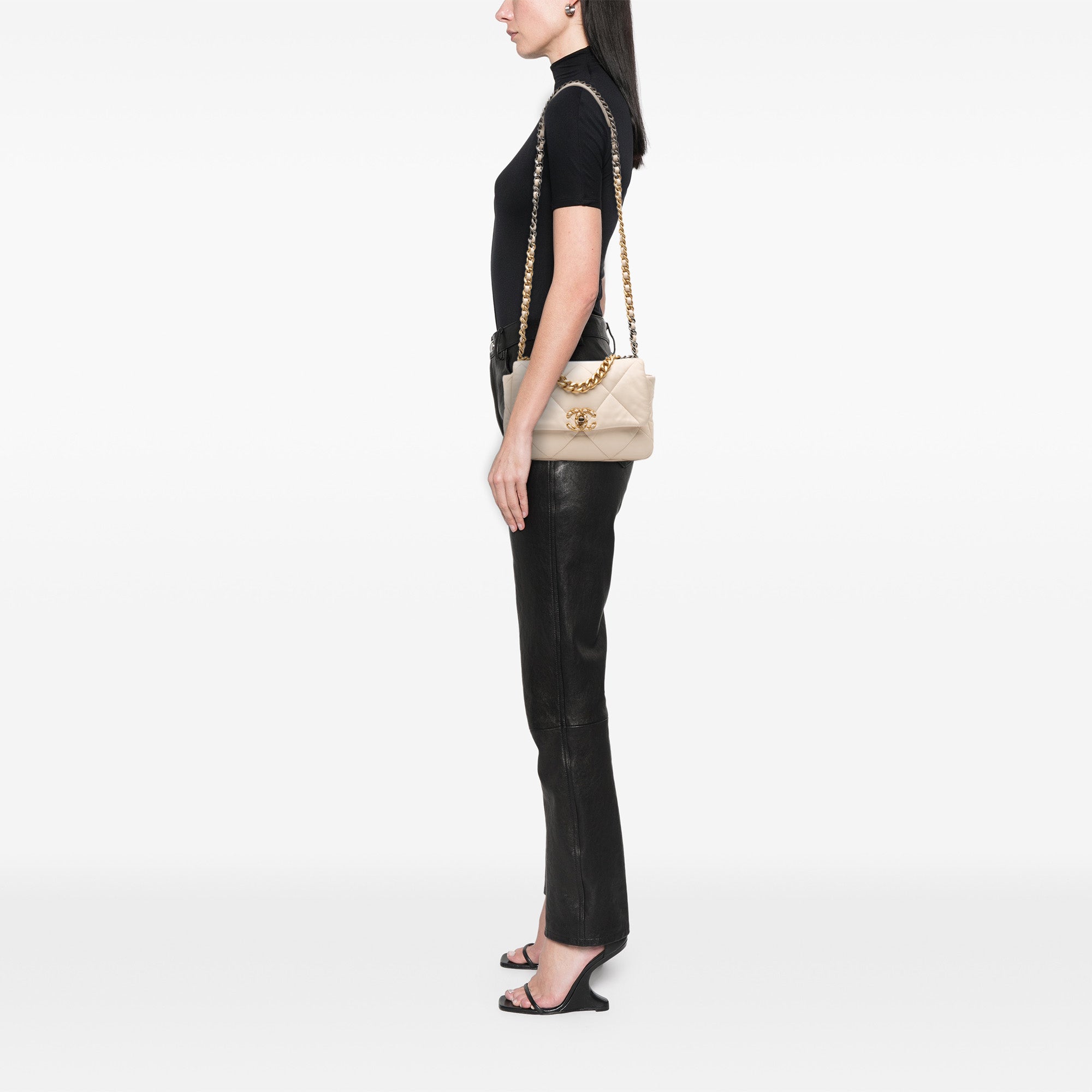 Chanel Medium Lambskin 19 Flap - image 9